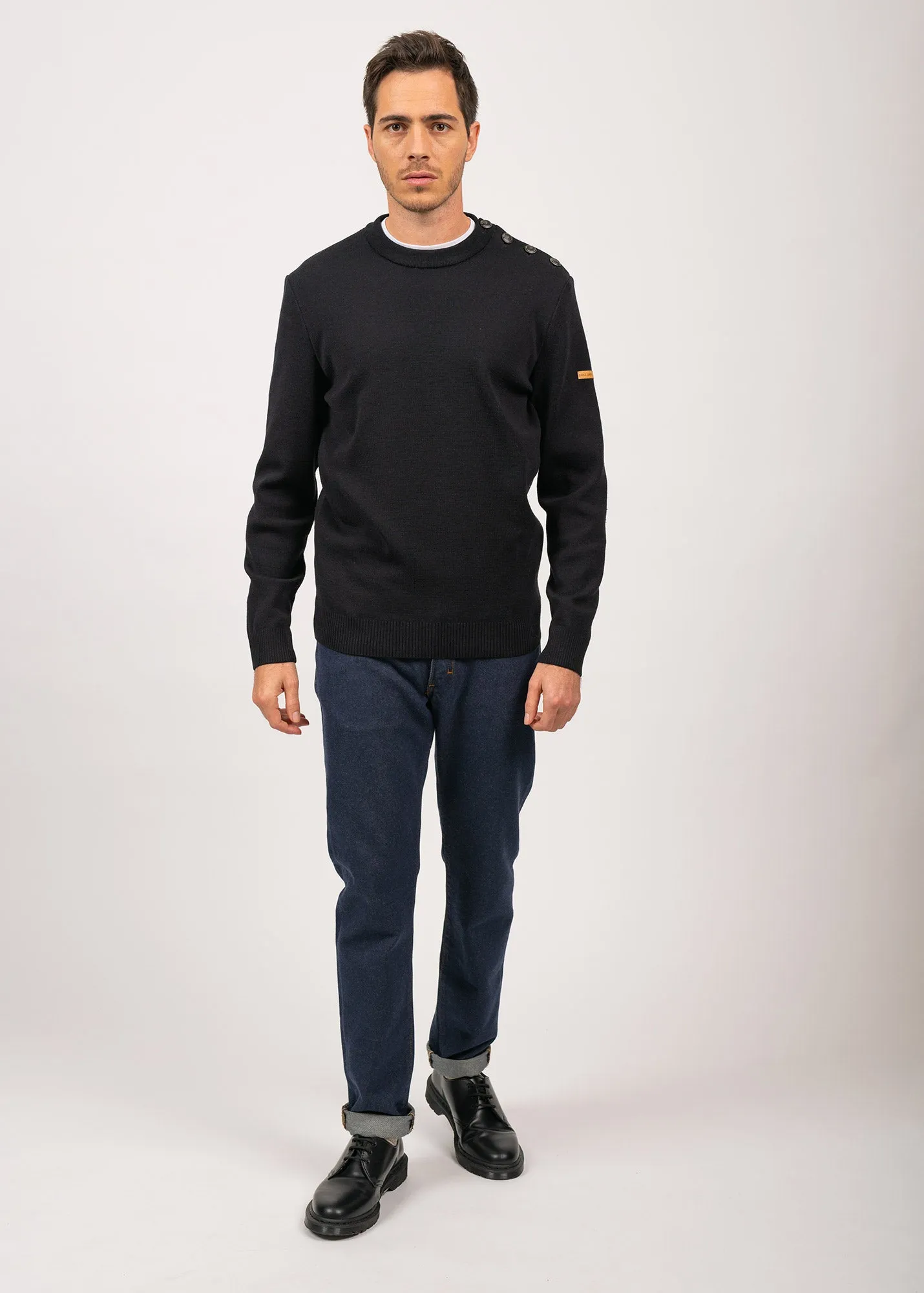 Jean droit Alphonse Mrinos - SAINT JAMES x Atelier Tuffery (MARINE)