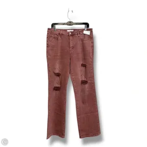Jeans Boot Cut By Clothes Mentor In Rose Gold, Size: 12