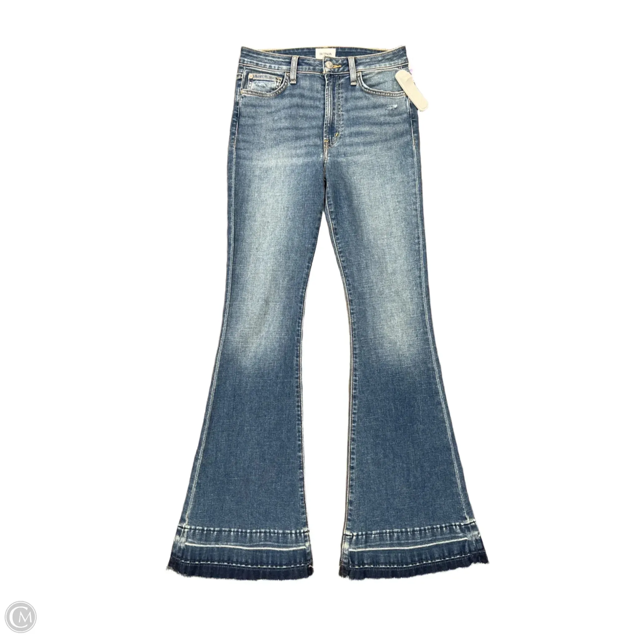 Jeans Boot Cut By Hudson In Blue Denim, Size: 2