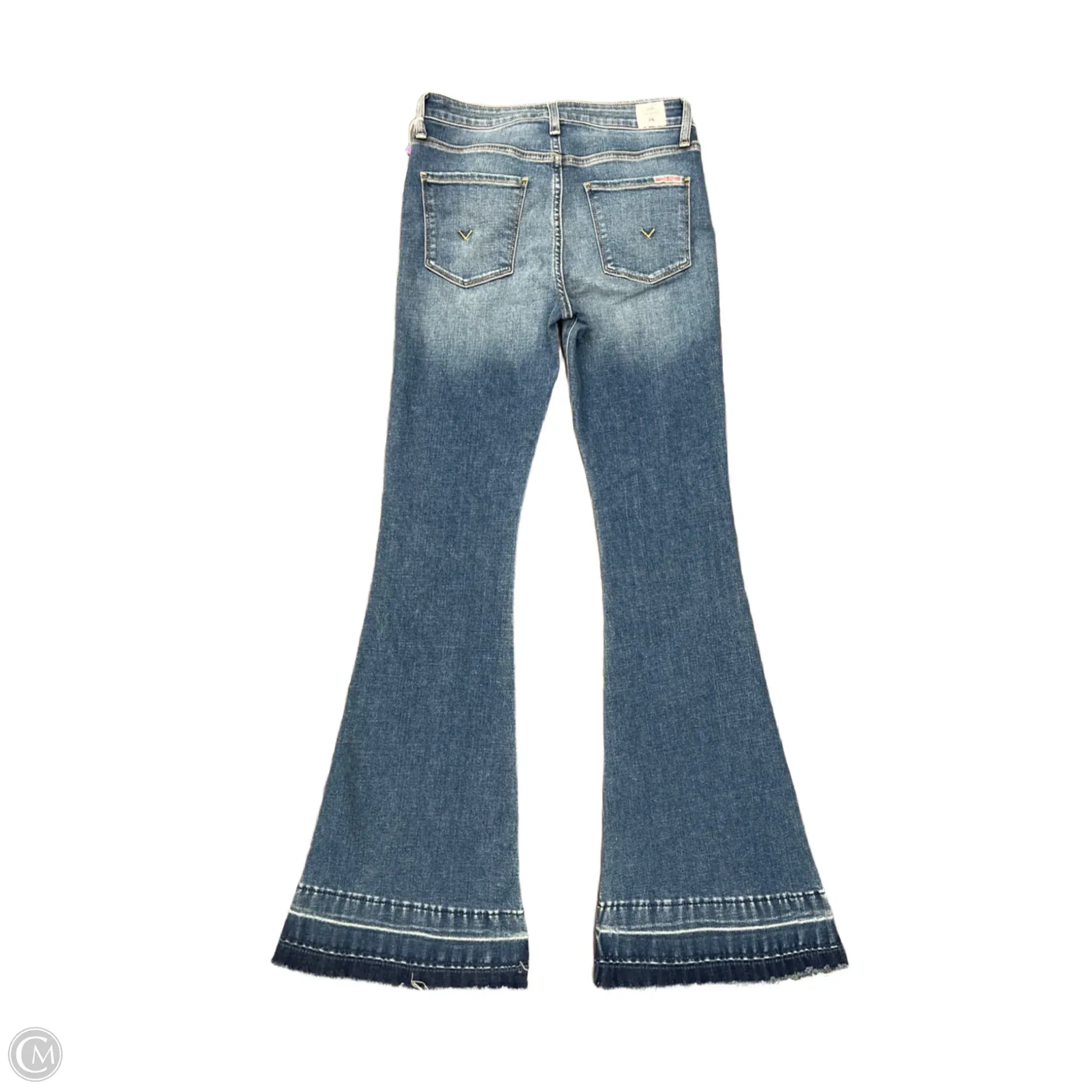 Jeans Boot Cut By Hudson In Blue Denim, Size: 2