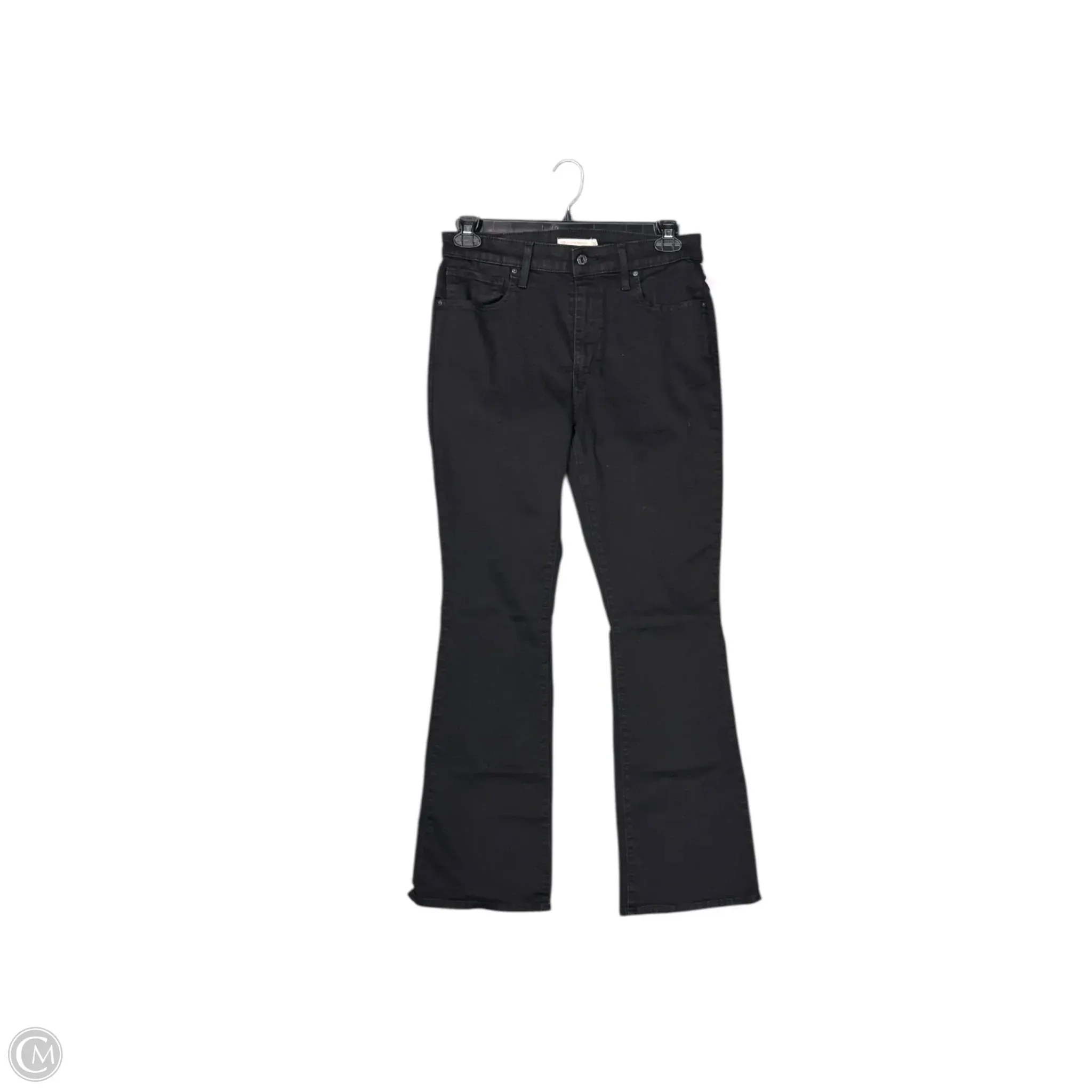 Jeans Boot Cut By Levis In Black, Size: 12