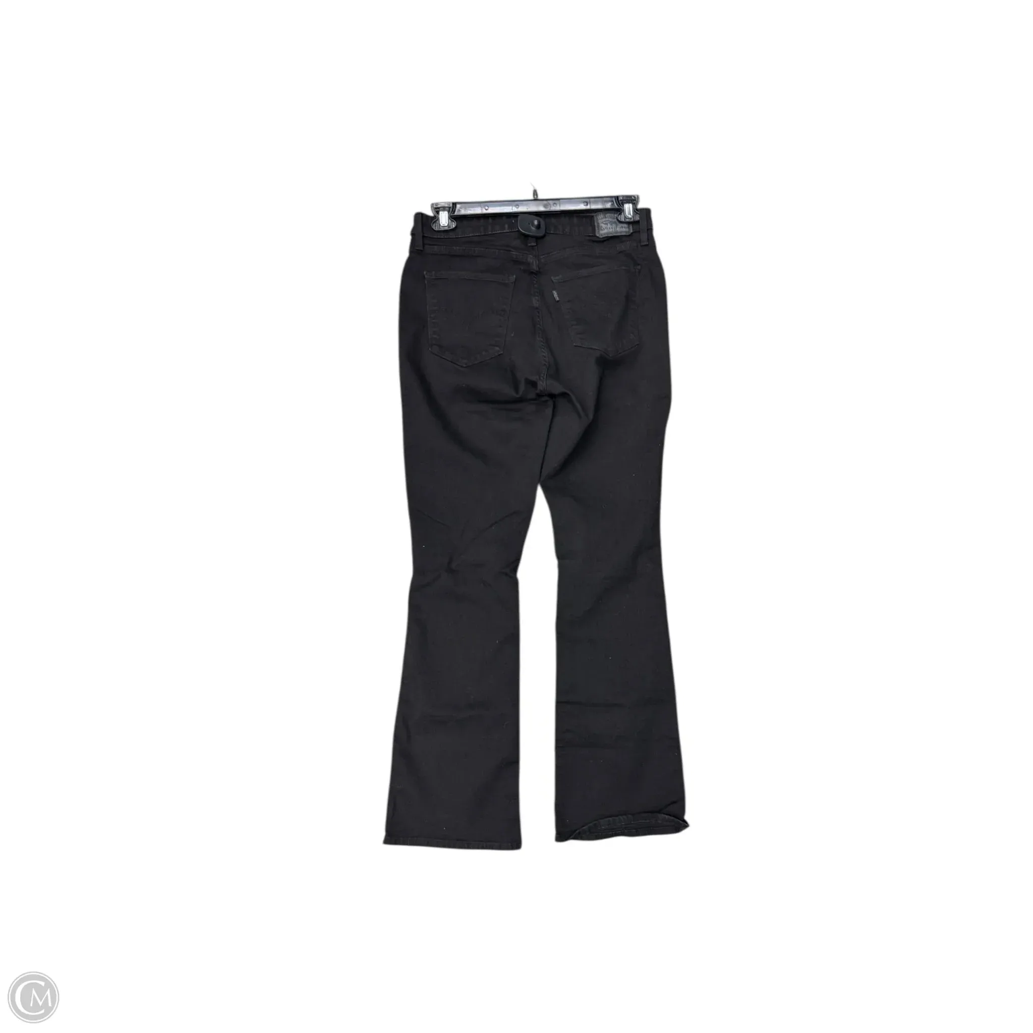 Jeans Boot Cut By Levis In Black, Size: 12