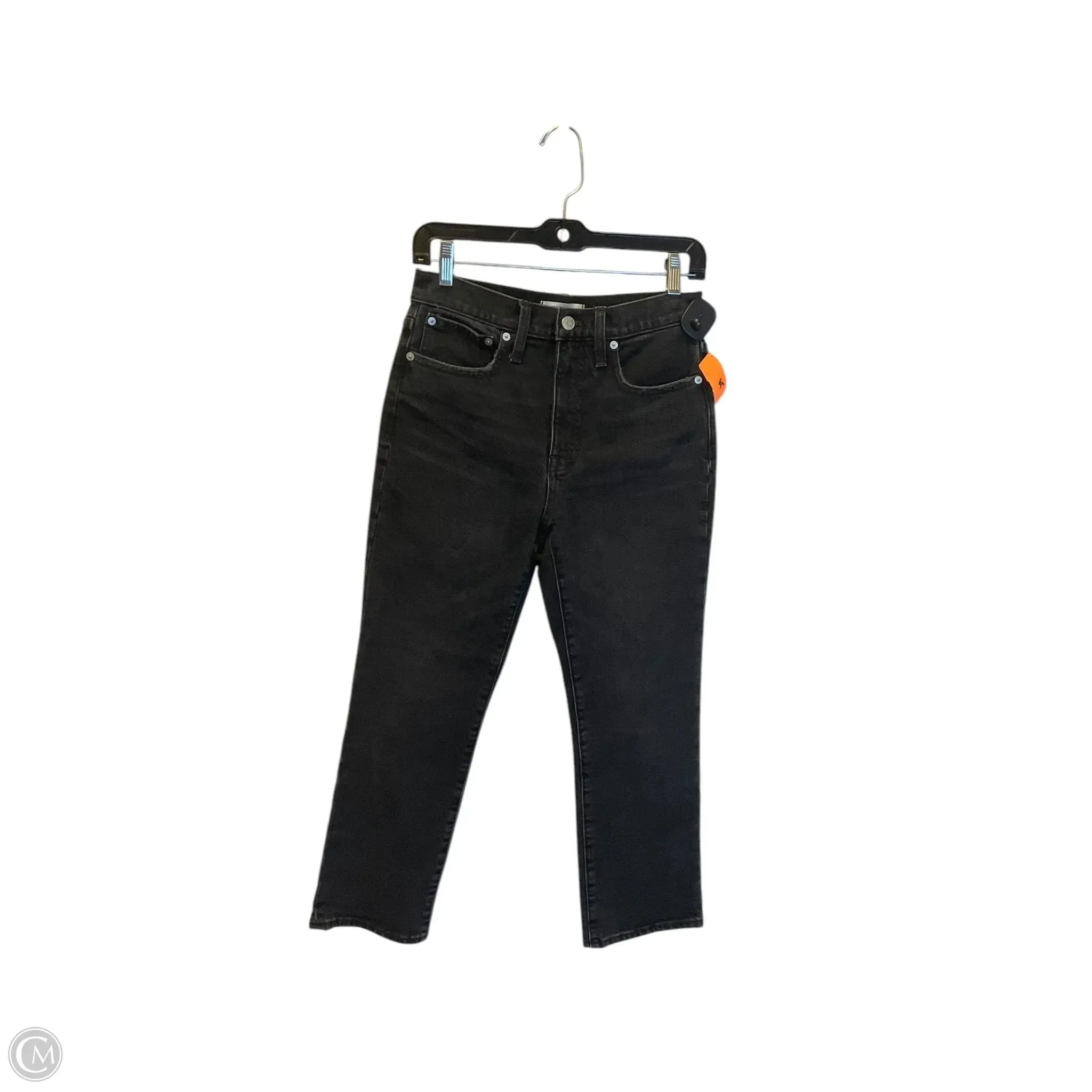 Jeans Boot Cut By Madewell In Black Denim, Size: 4