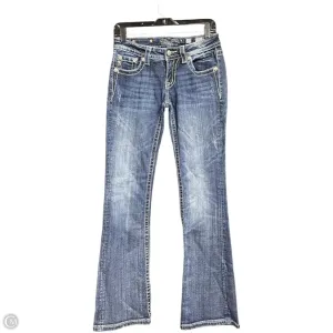 Jeans Boot Cut By Miss Me In Blue Denim, Size: 4