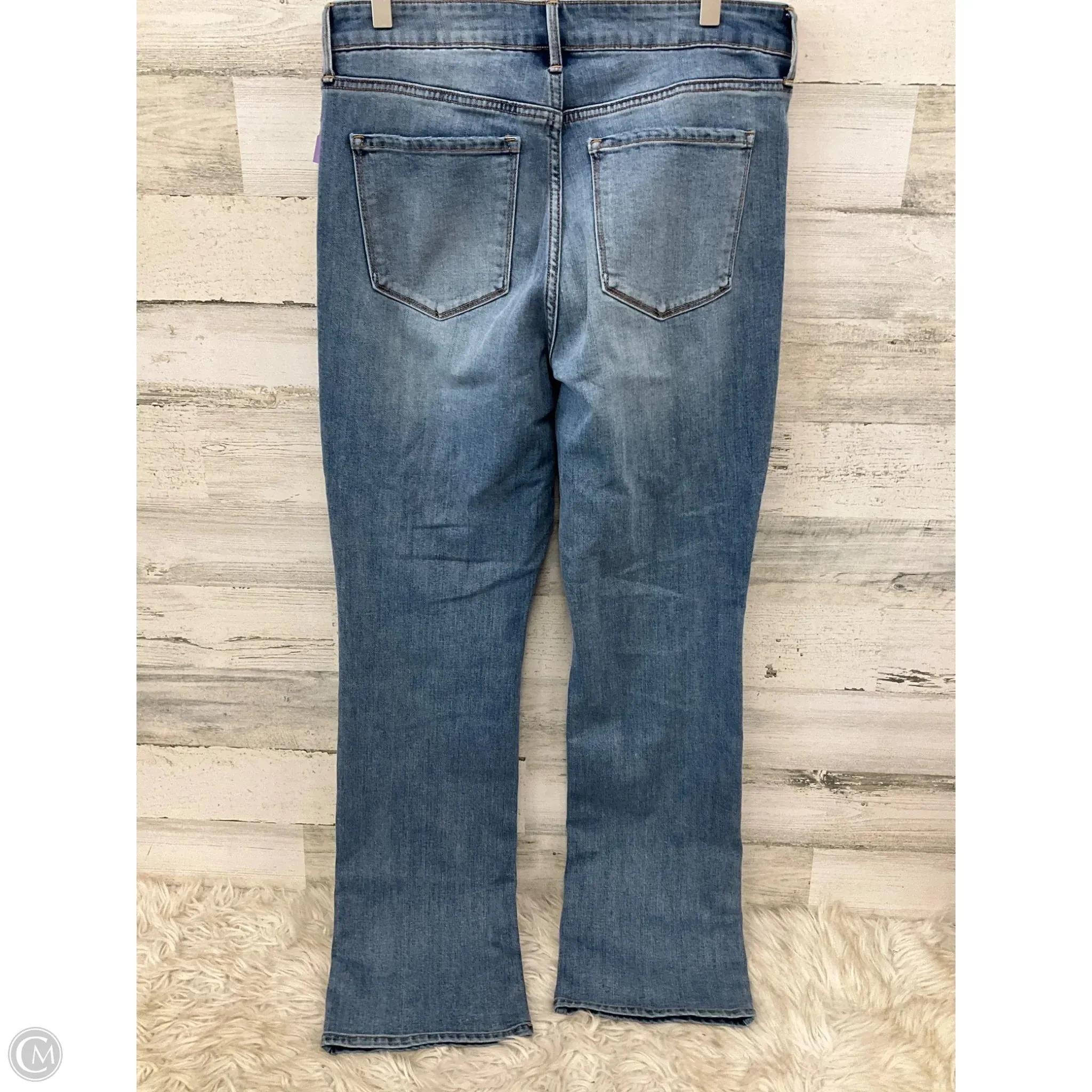 Jeans Boot Cut By Old Navy In Blue Denim, Size: 12