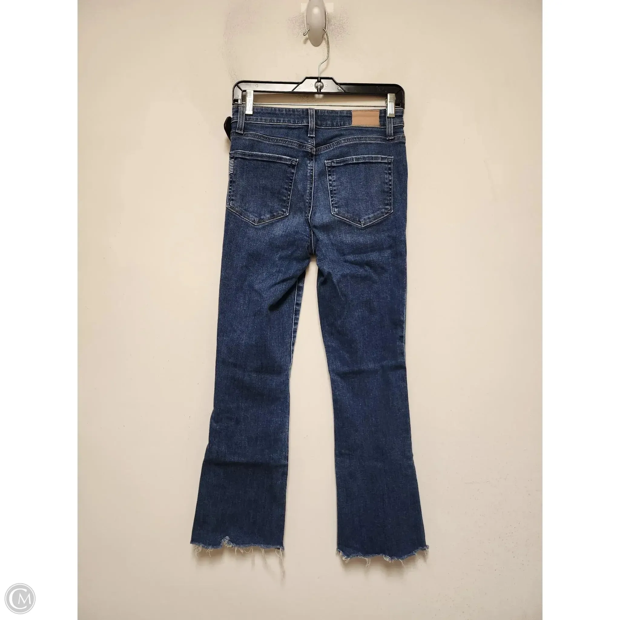 Jeans Boot Cut By Paige In Blue Denim, Size: 4