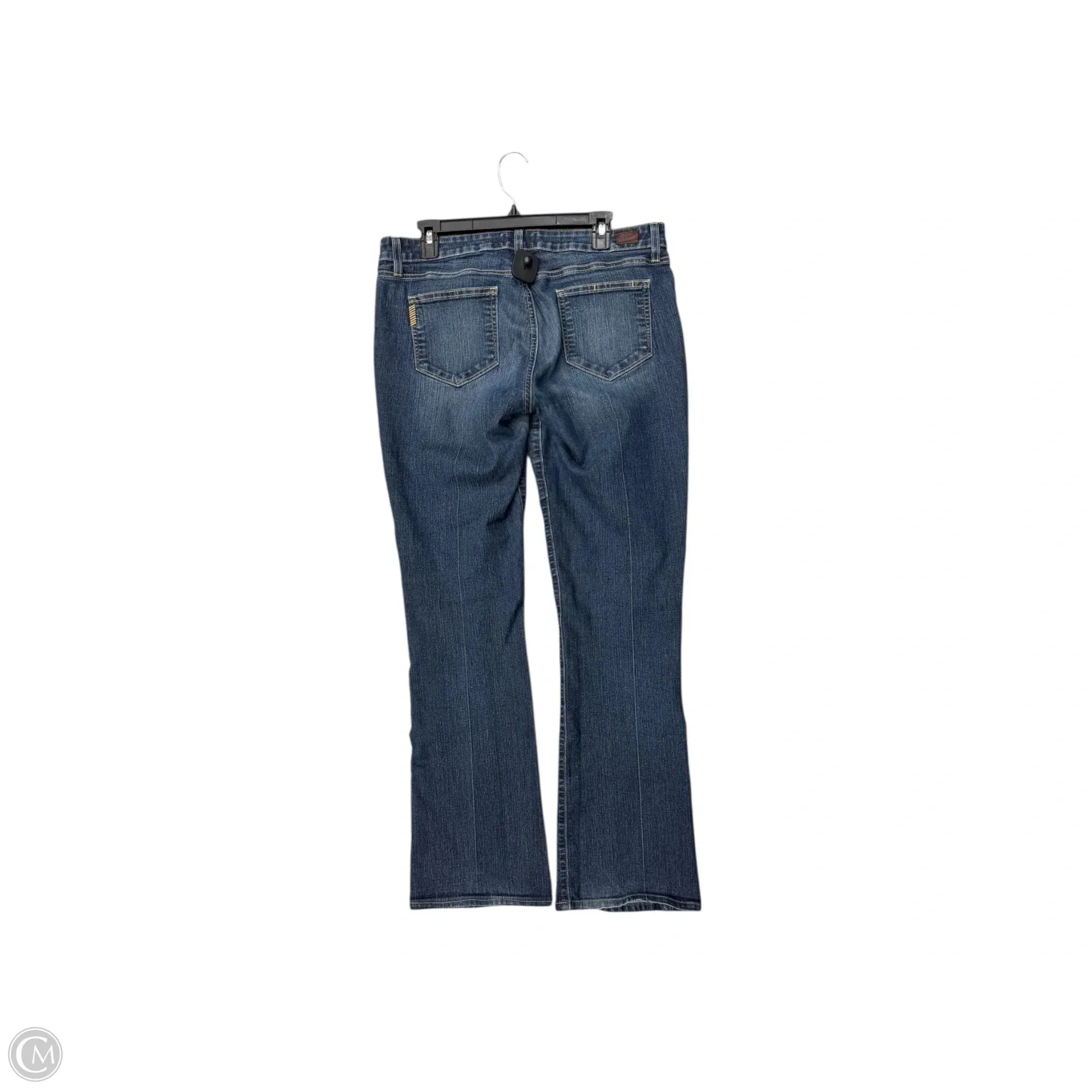 Jeans Boot Cut By Paige In Blue, Size: 12