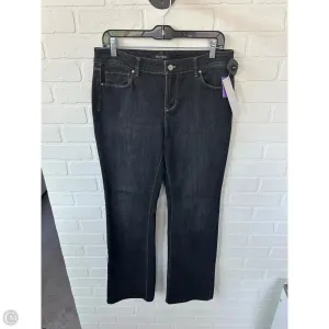 Jeans Boot Cut By White House Black Market In Black Denim, Size: 10