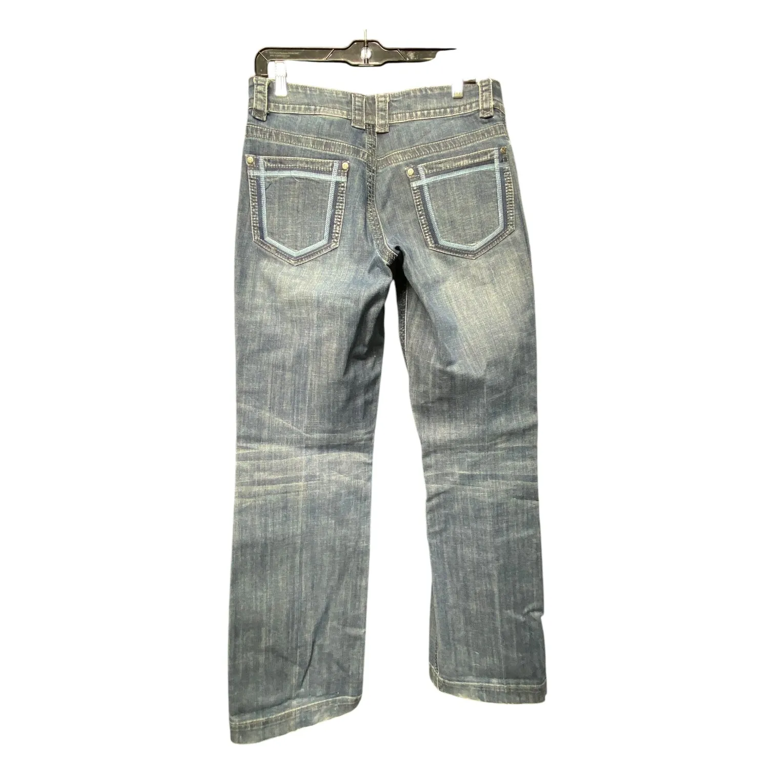 Jeans Flared By Stetson In Blue Denim, Size: 10l