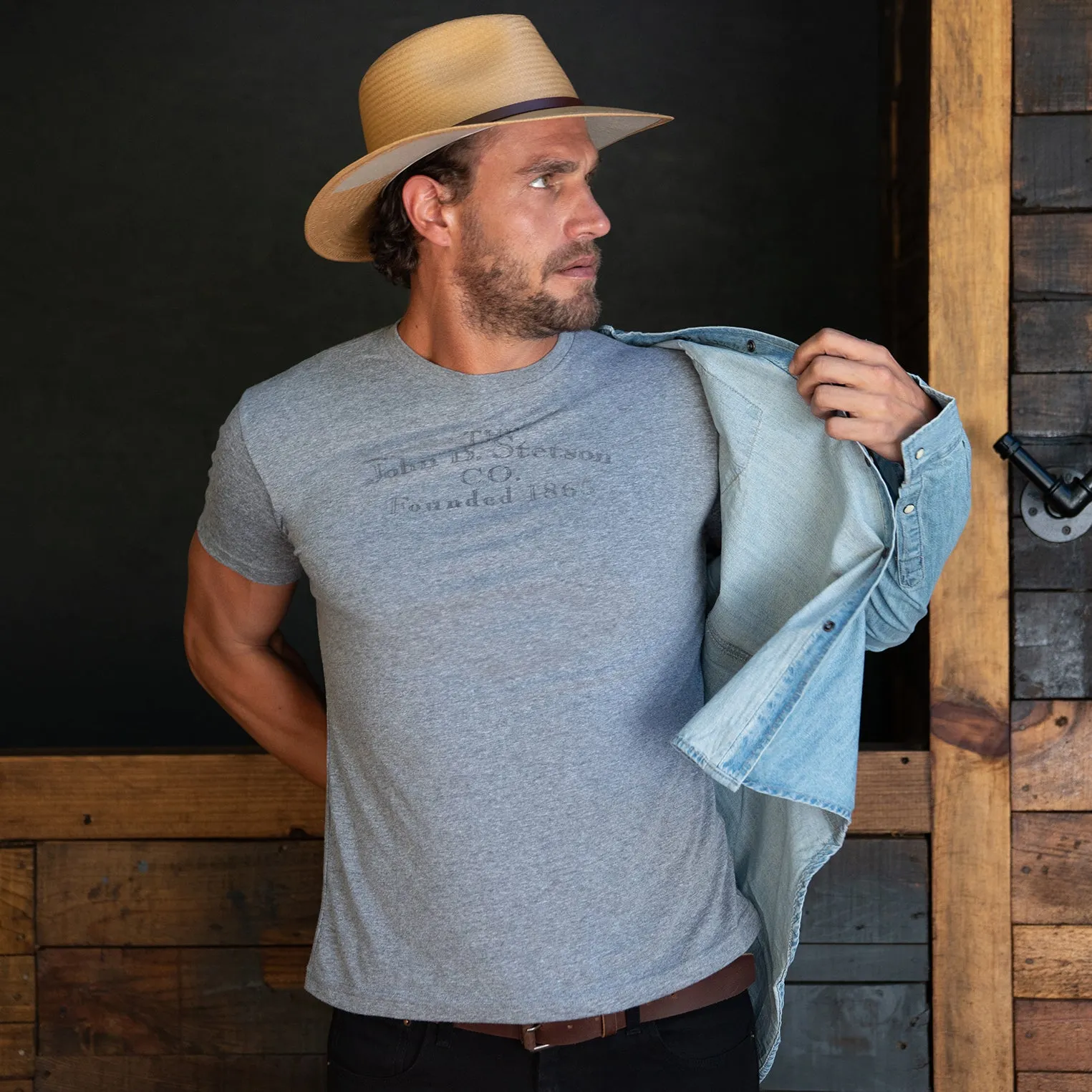 John B. Stetson Co Graphic Tee -STETSON
