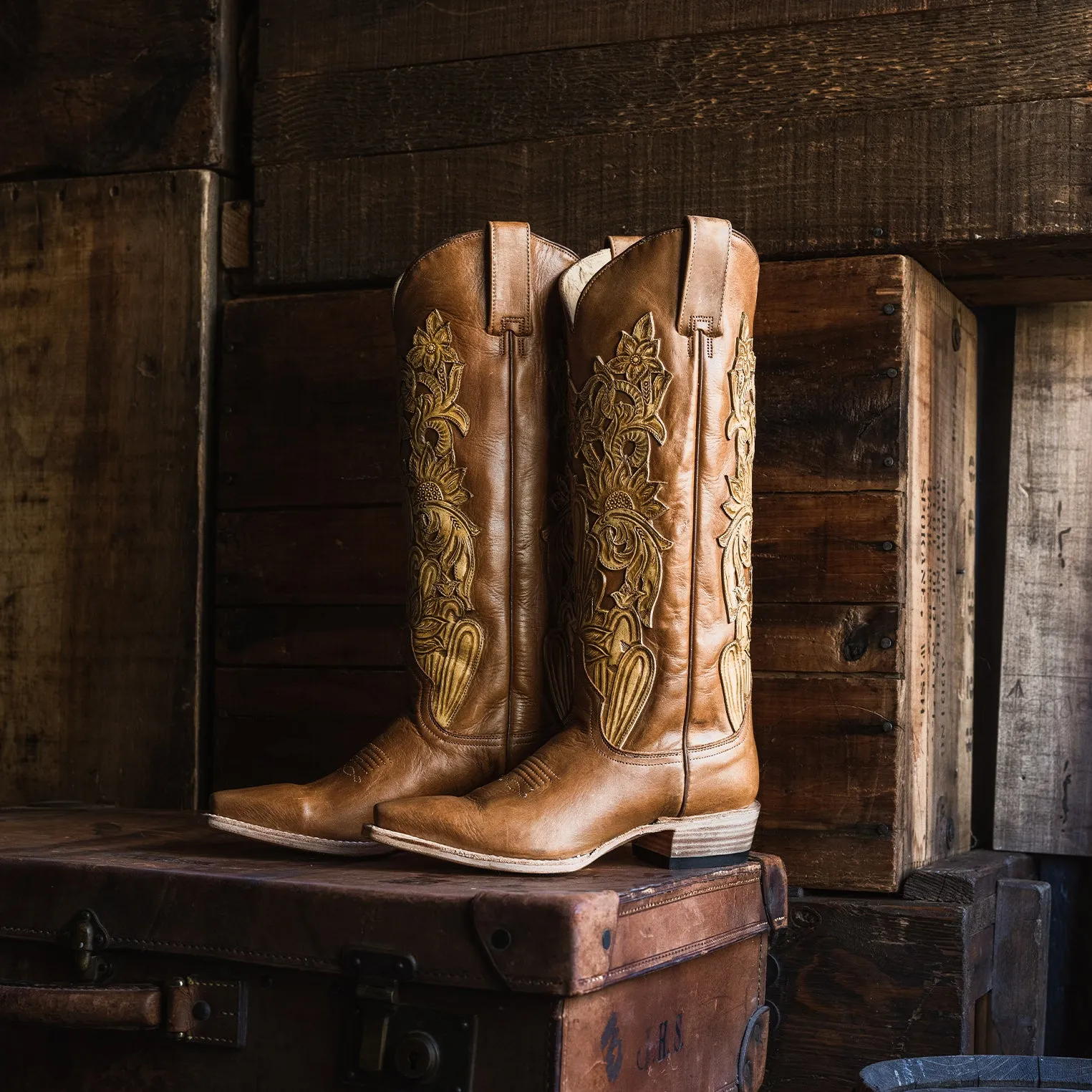Jules Hand Tooled Leather Boot -STETSON