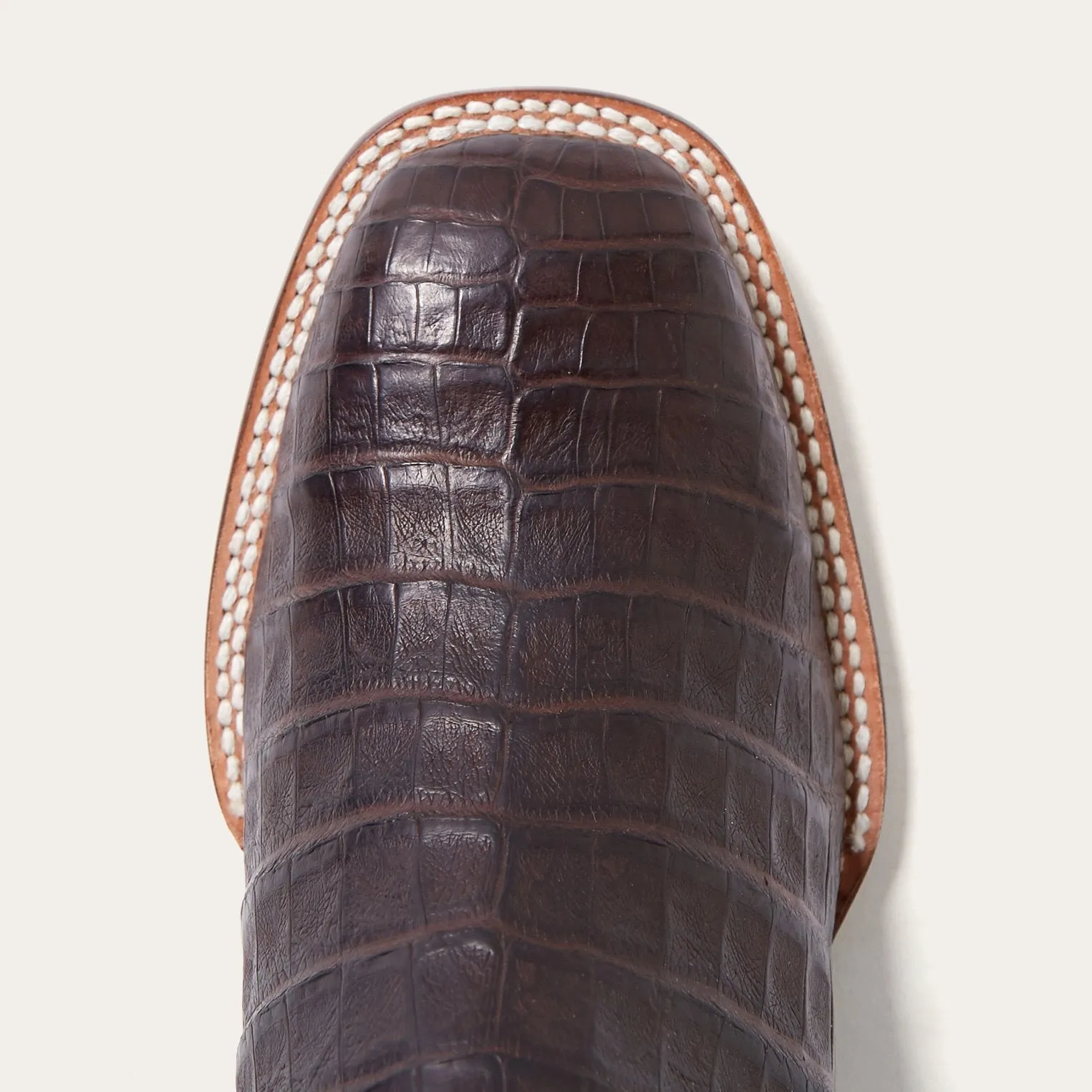 Kaycee Brown Caiman Belly Cowboy Boot -STETSON