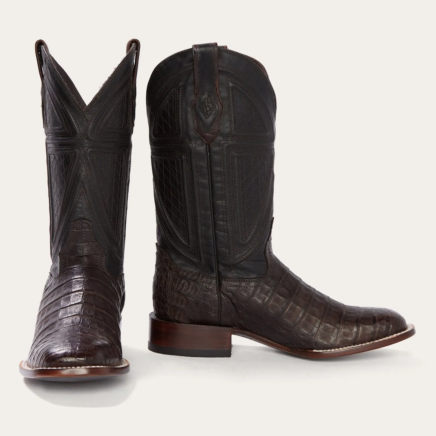 Kaycee Brown Caiman Belly Cowboy Boot -STETSON