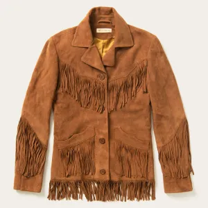 Lamb Suede Fringed Jacket -STETSON