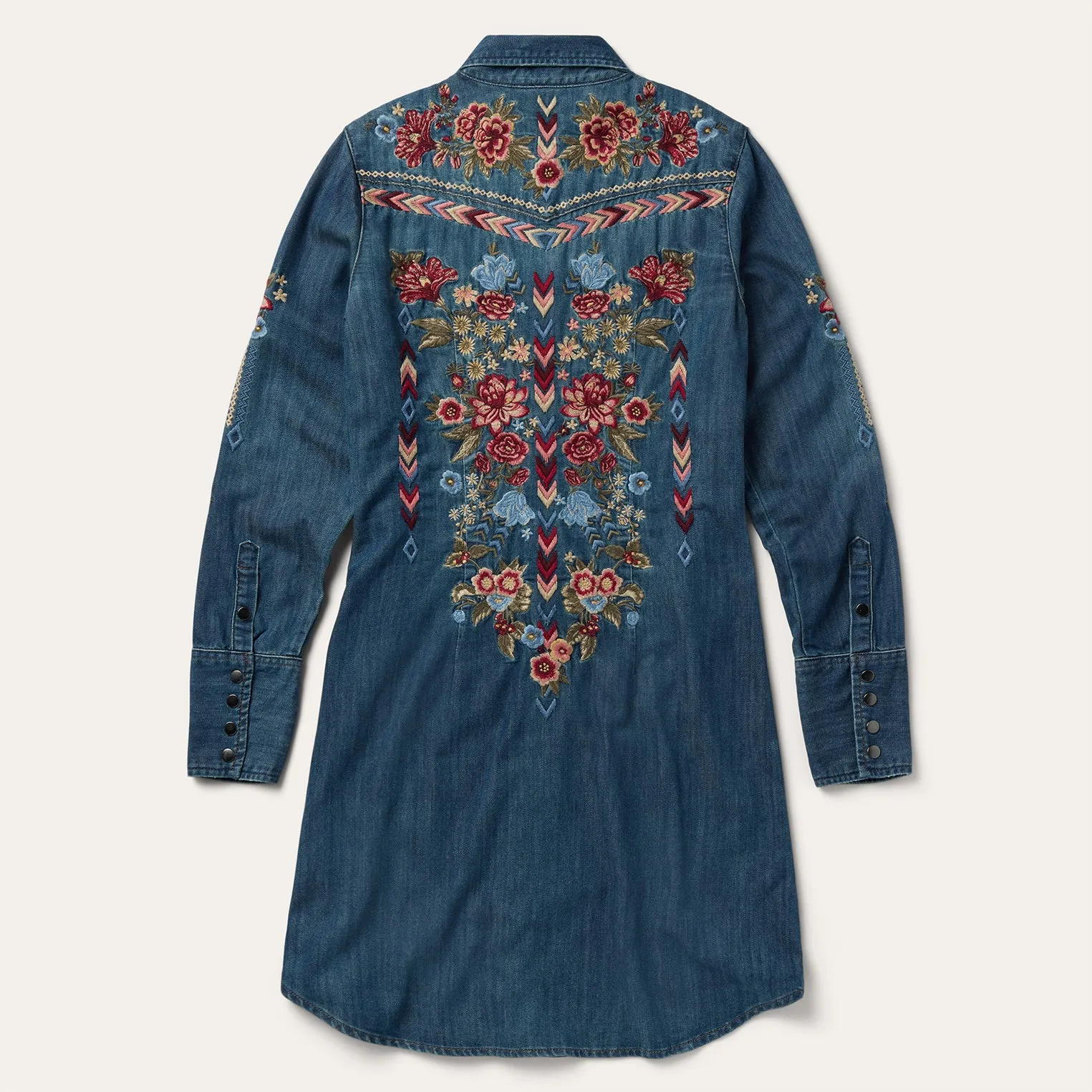 Lavish Denim Shirt Dress -STETSON