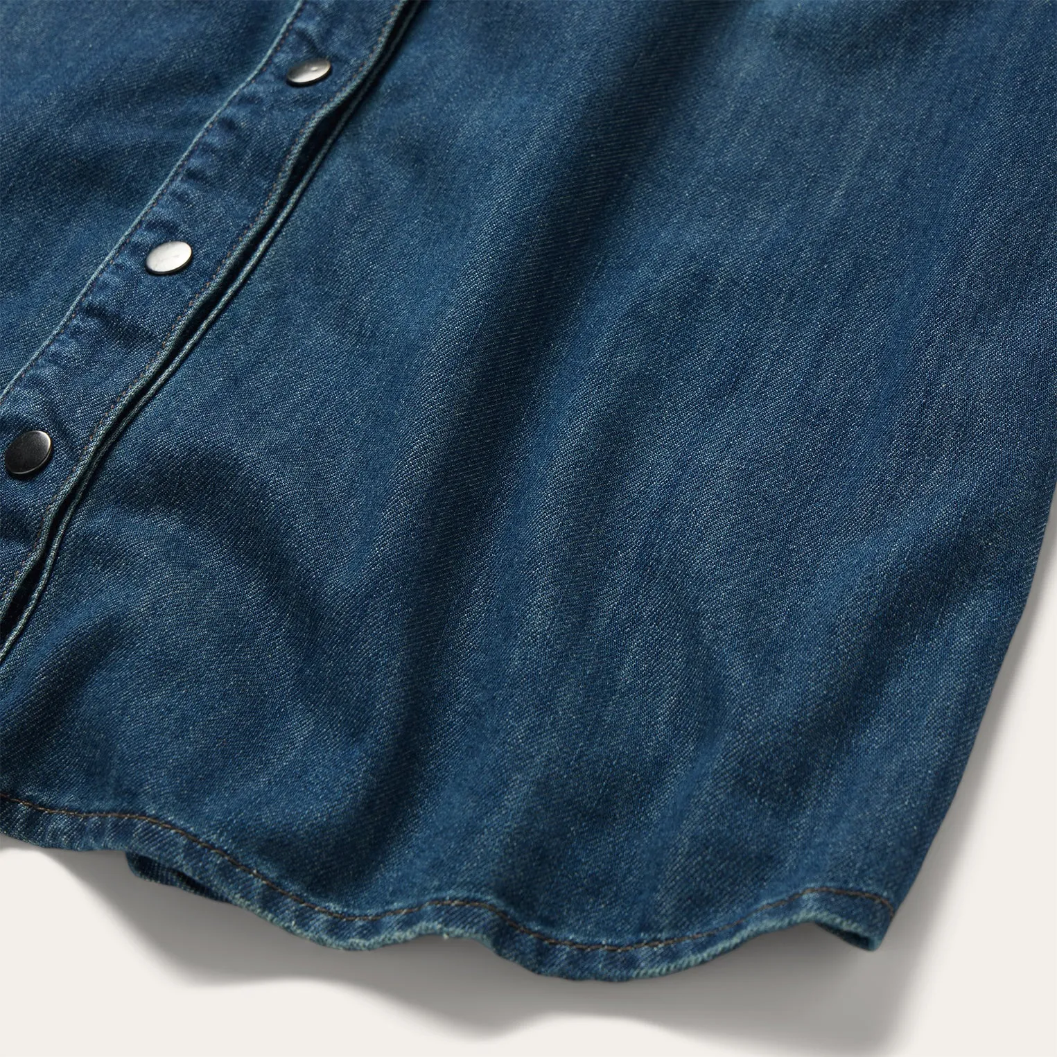 Lavish Denim Shirt Dress -STETSON