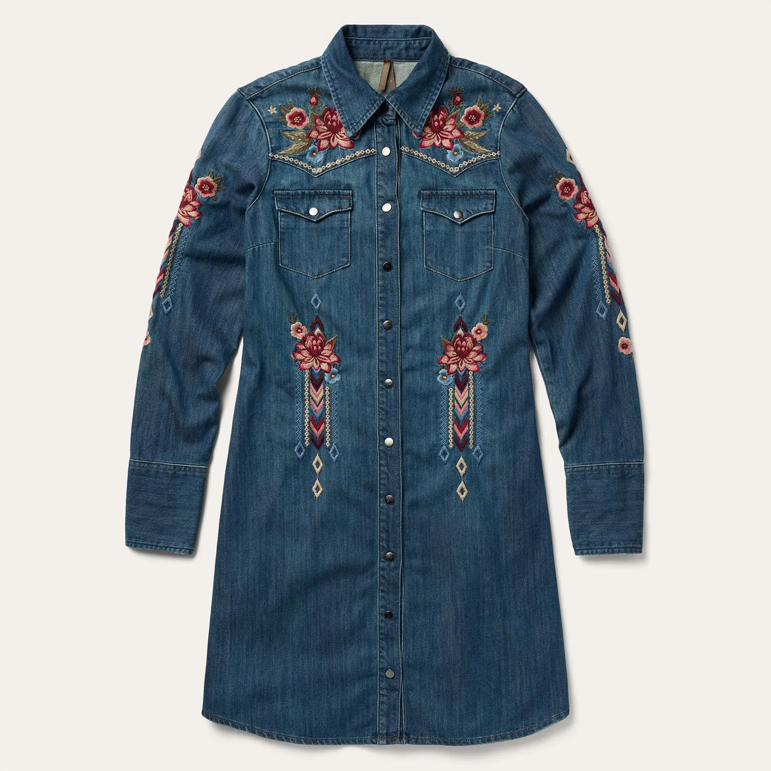 Lavish Denim Shirt Dress -STETSON