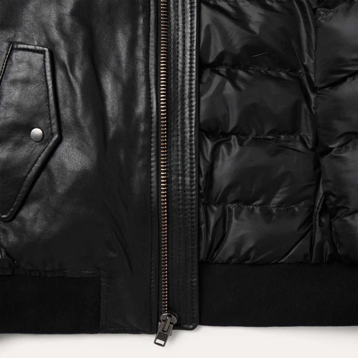 Leather Bomber Jacket -STETSON