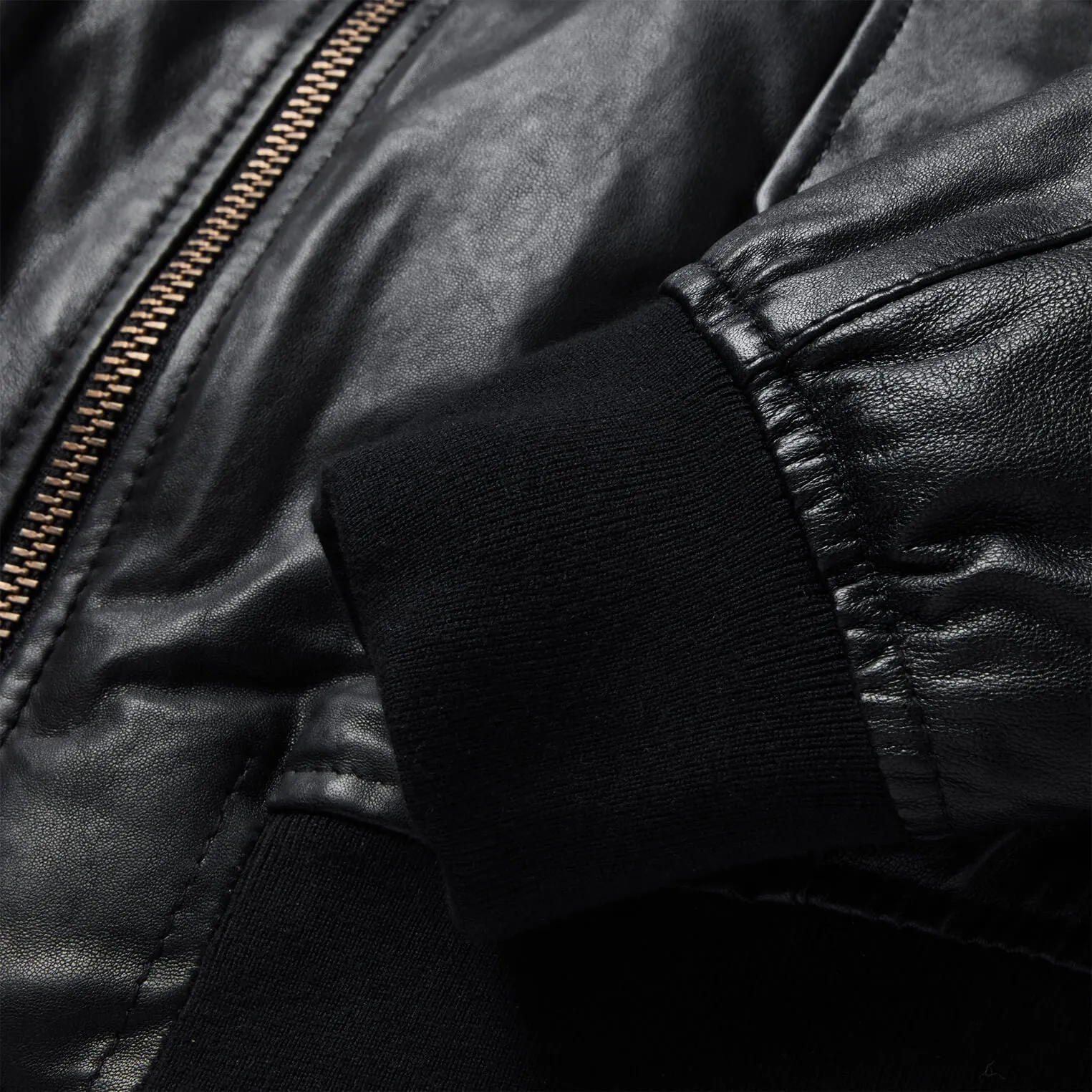Leather Bomber Jacket -STETSON