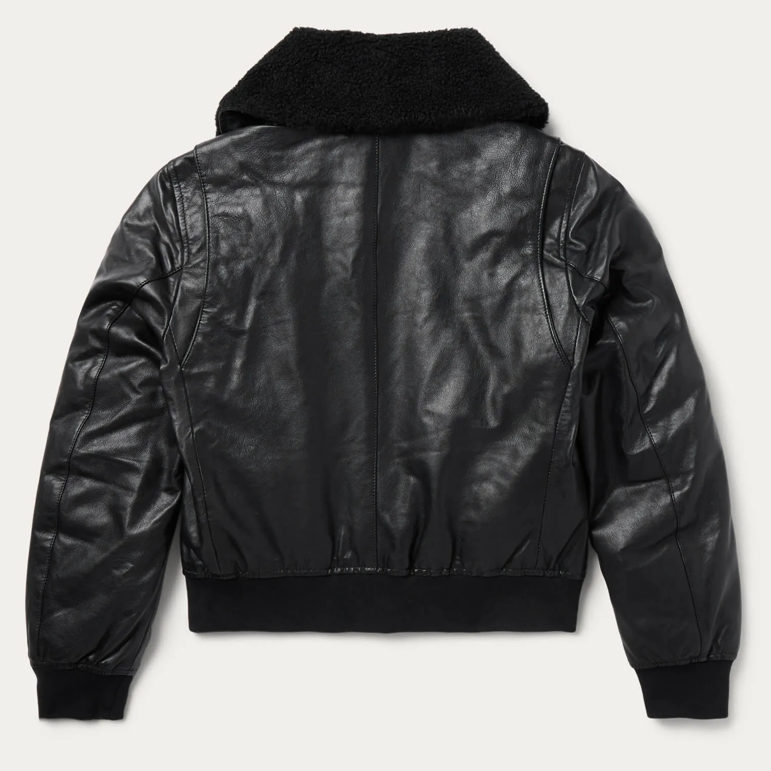 Leather Bomber Jacket -STETSON
