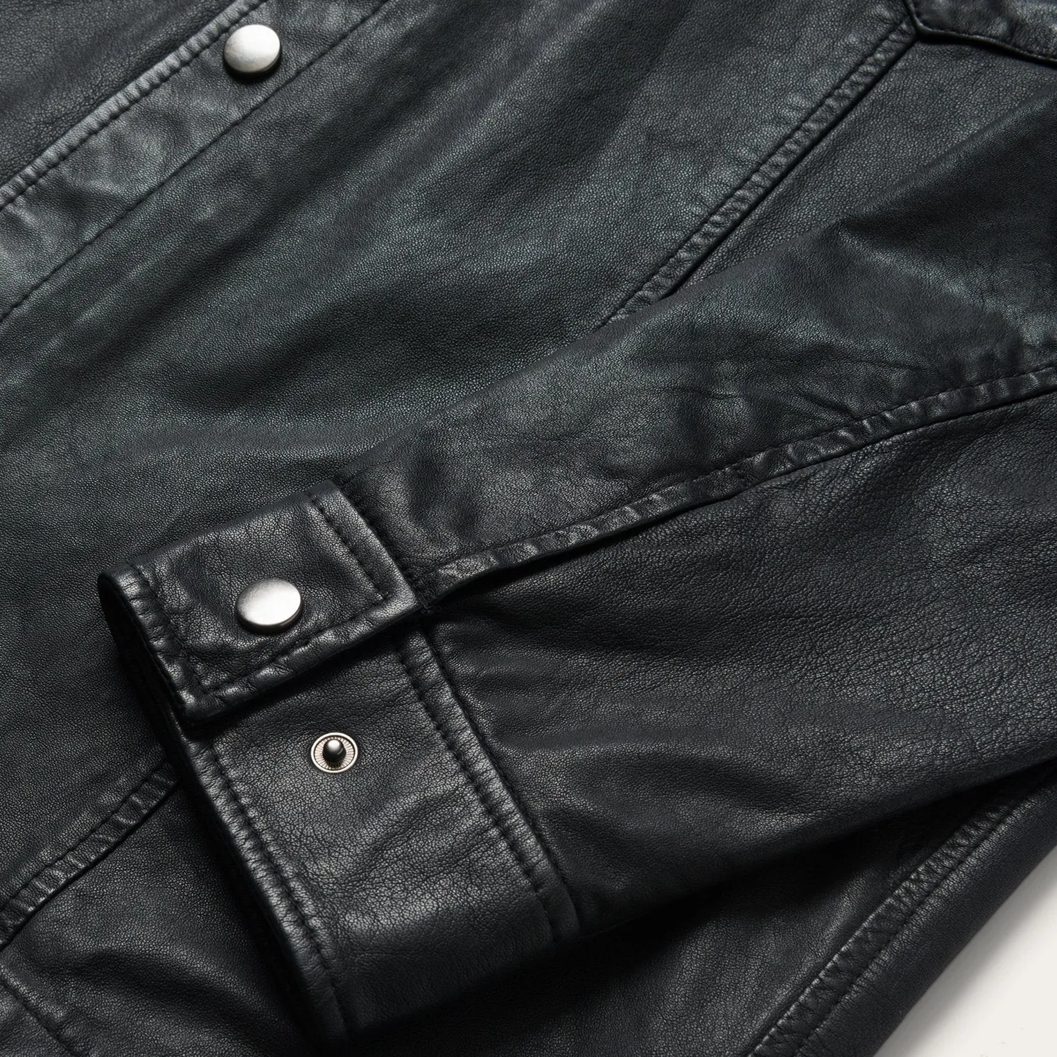 Leather Western Shirt Jacket -STETSON