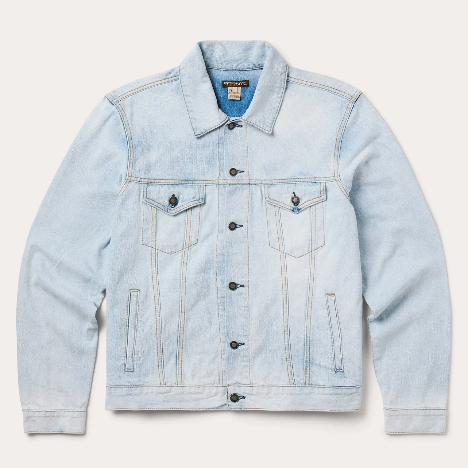 Light Denim Trucker Jacket -STETSON