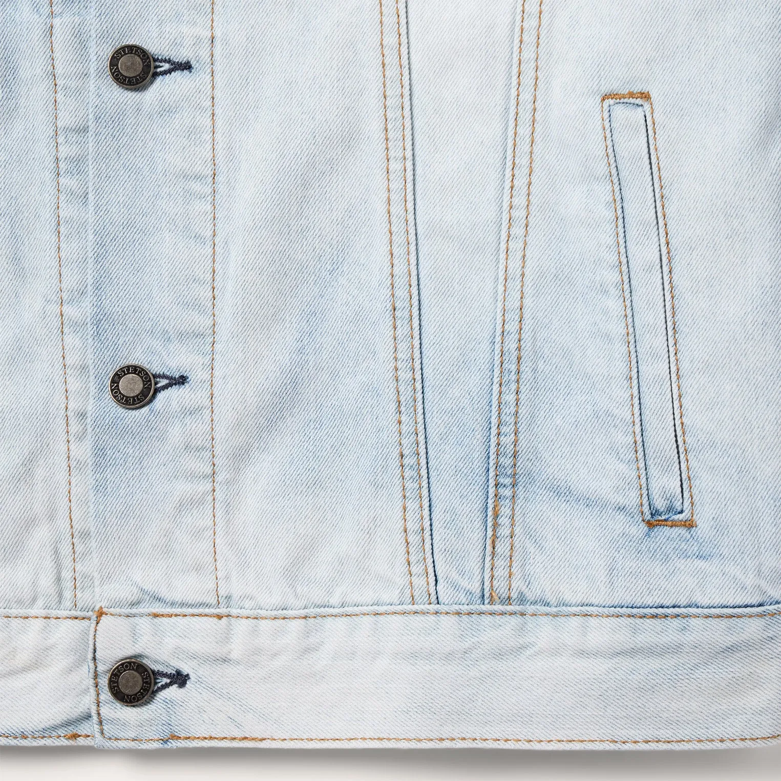 Light Denim Trucker Jacket -STETSON