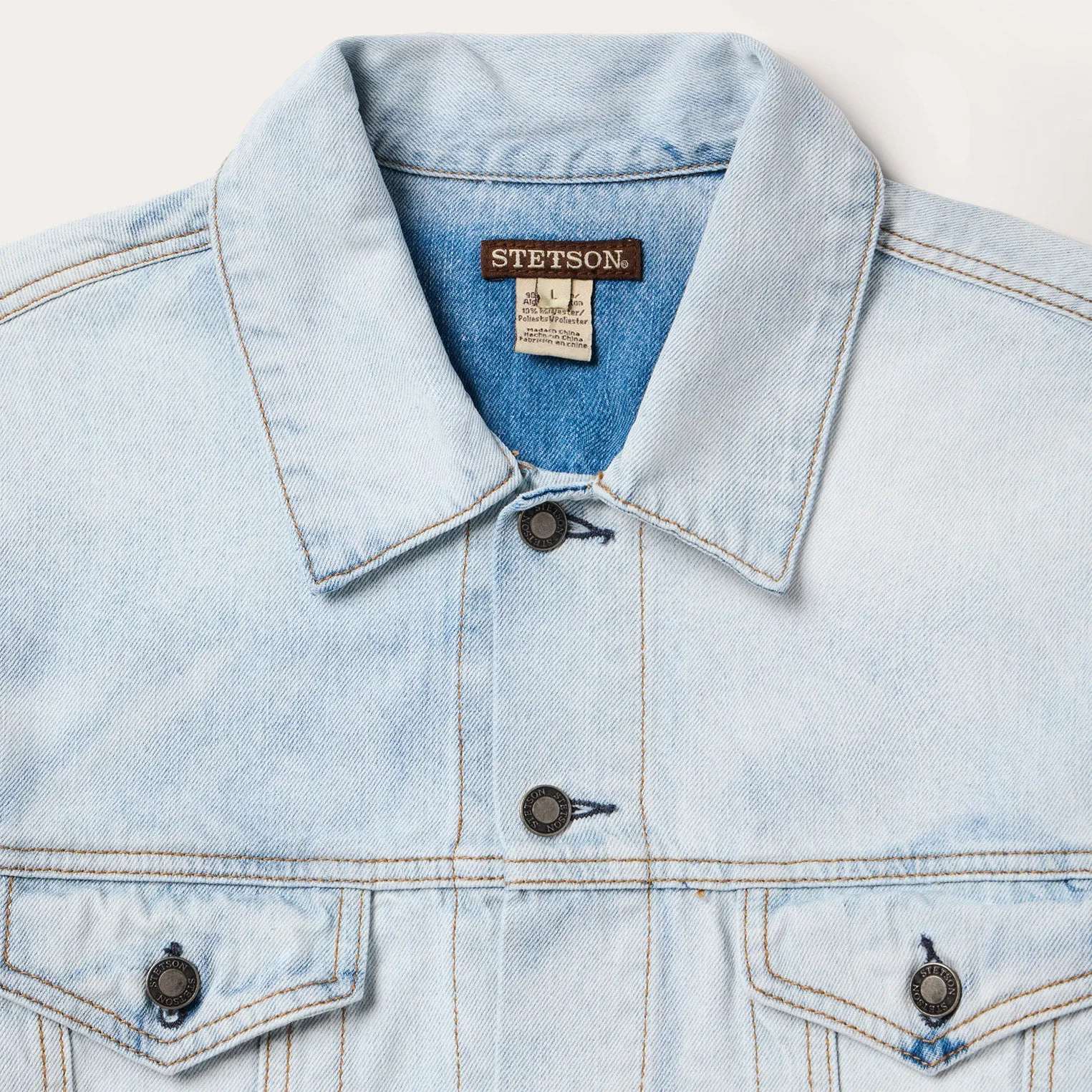 Light Denim Trucker Jacket -STETSON