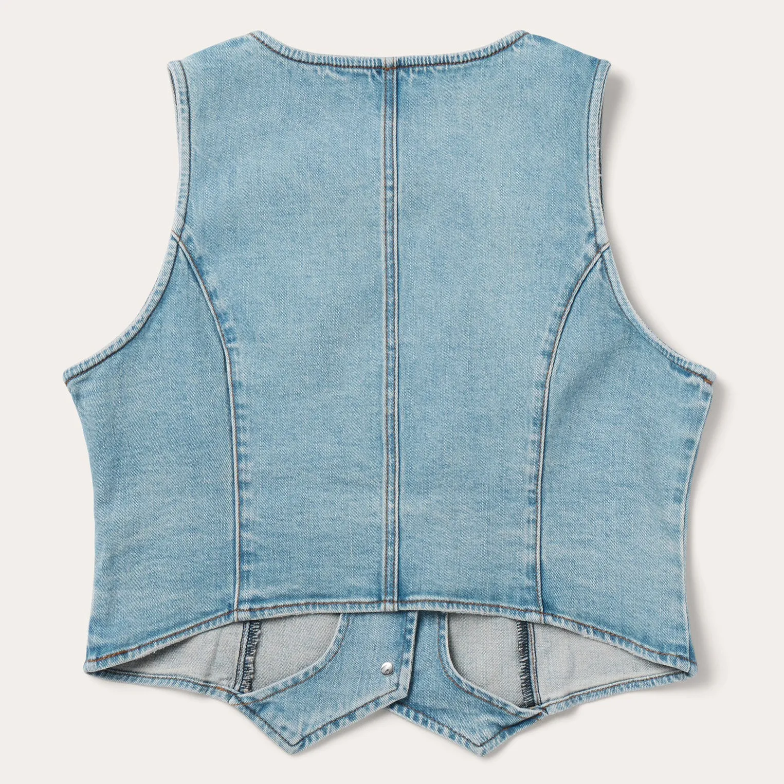 Light Rinse Denim Vest -STETSON