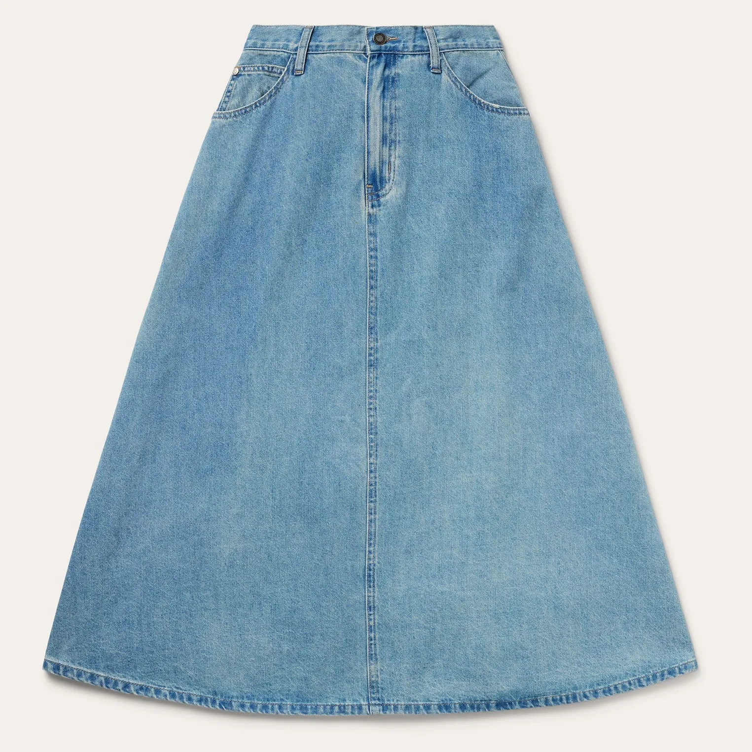 Light Wash Denim Skirt -STETSON