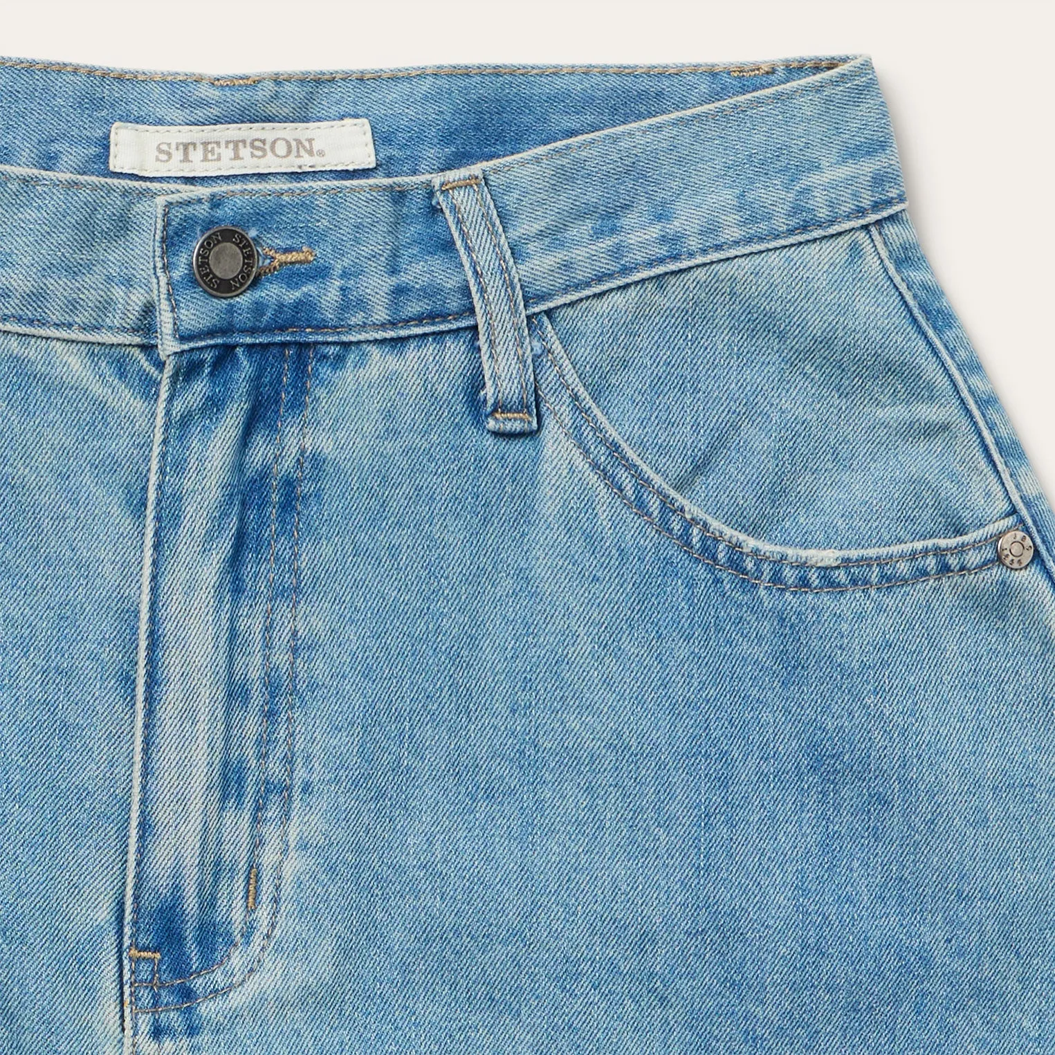 Light Wash Denim Skirt -STETSON