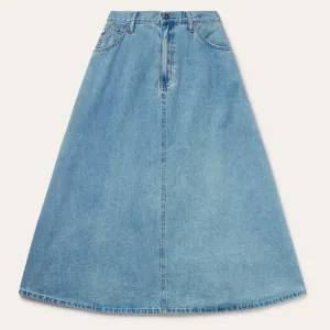 Light Wash Denim Skirt -STETSON