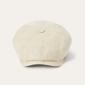 Linen Hatteras Newsboy -STETSON