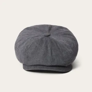 Linen Hatteras Newsboy -STETSON