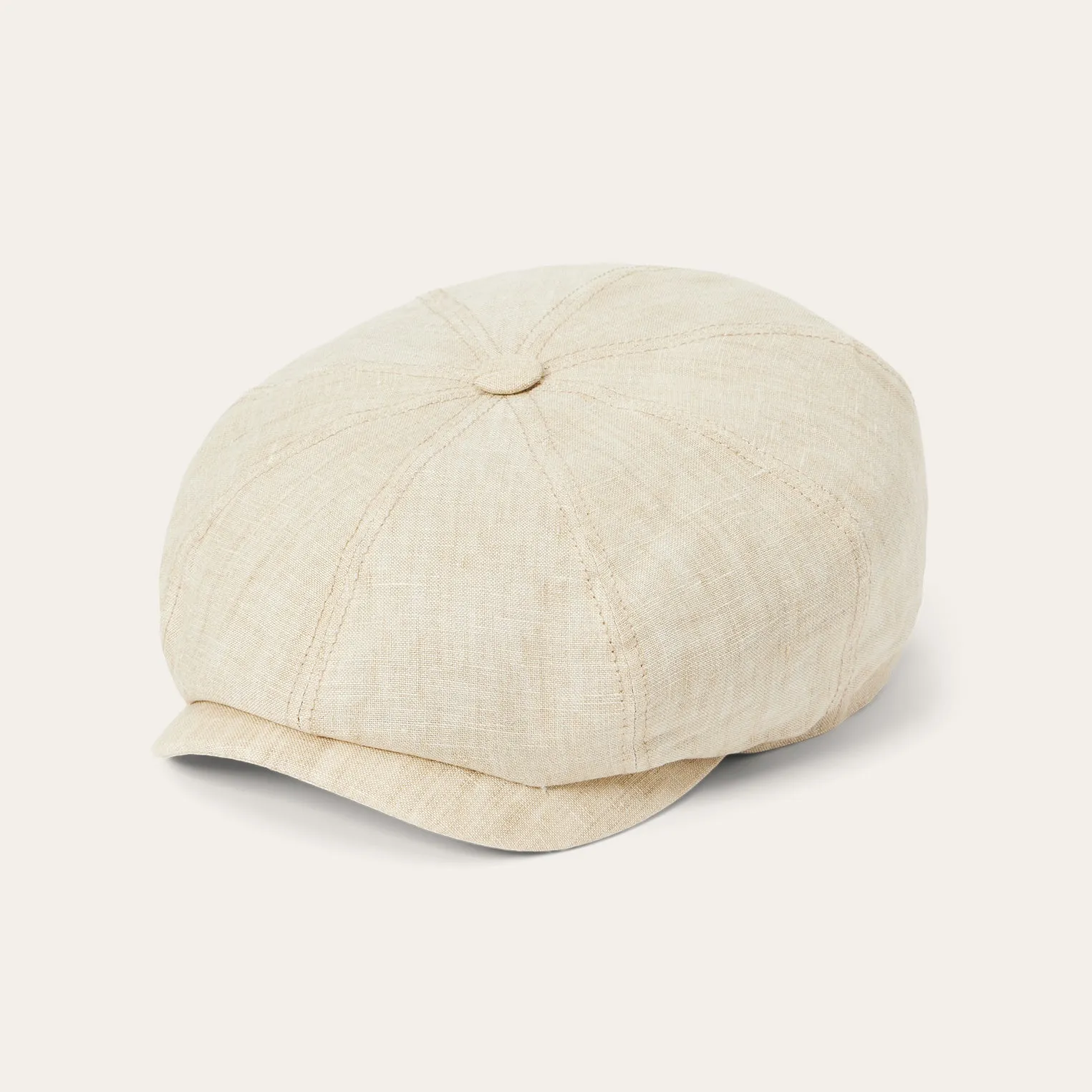 Linen Hatteras Newsboy -STETSON