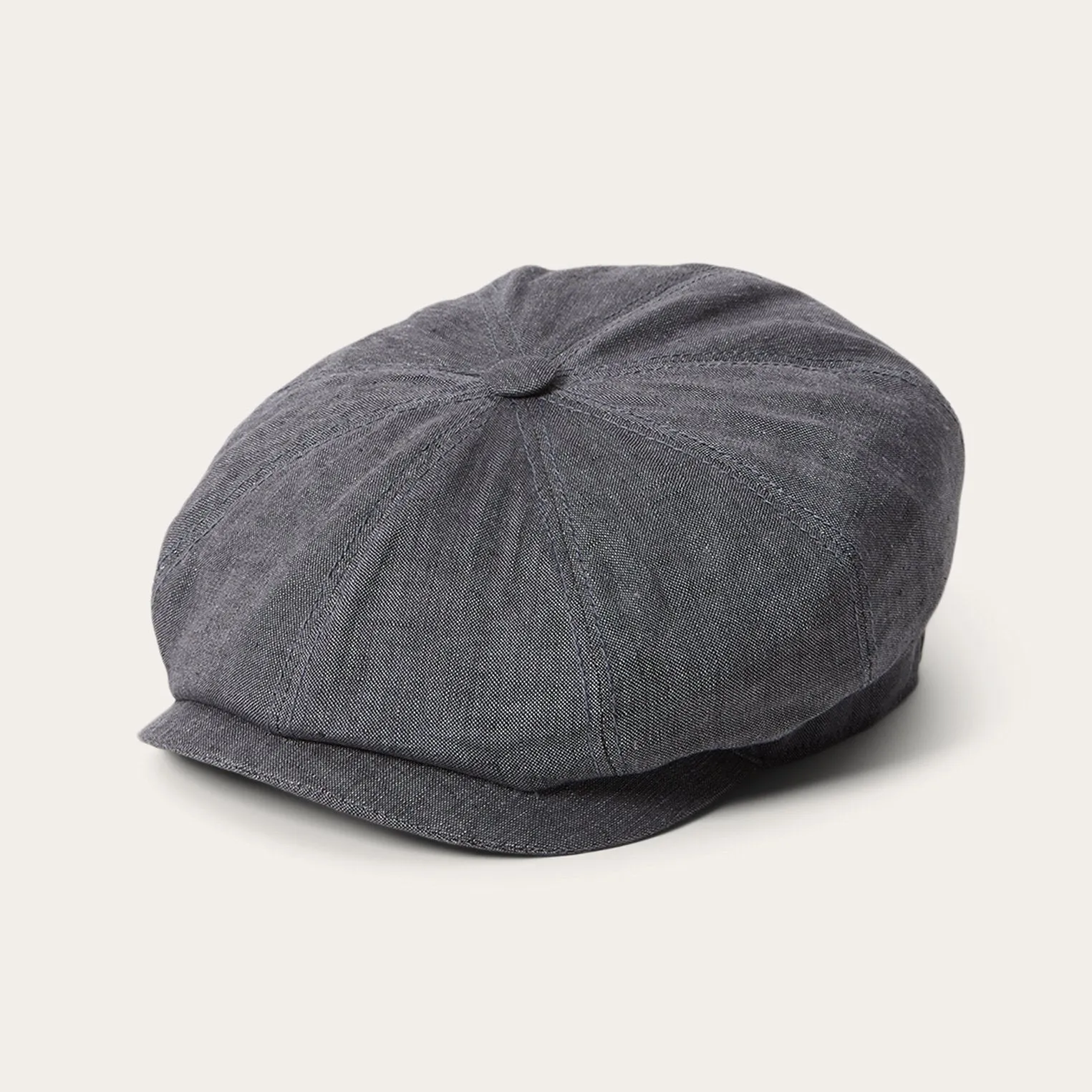 Linen Hatteras Newsboy -STETSON