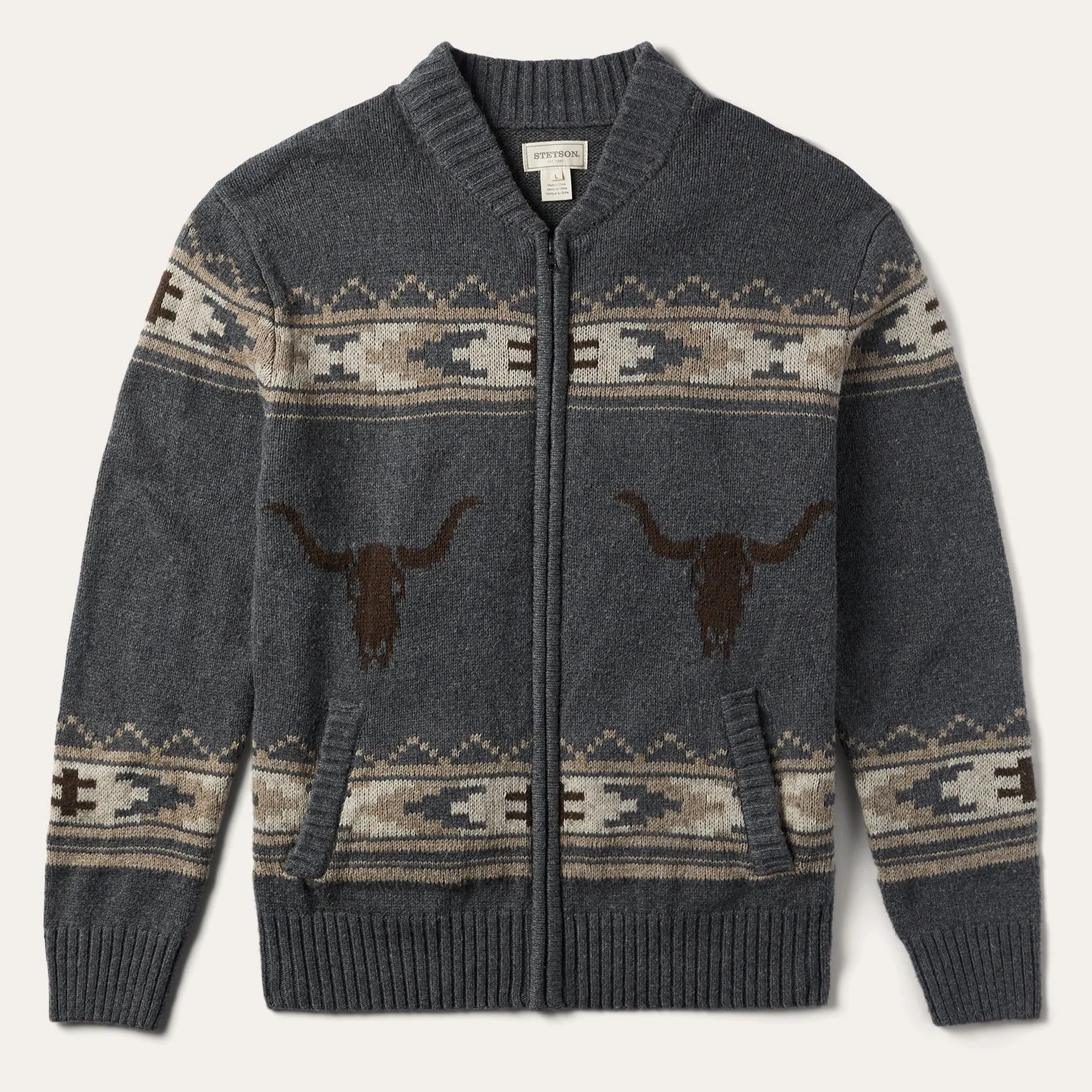 Longhorn Cardigan -STETSON