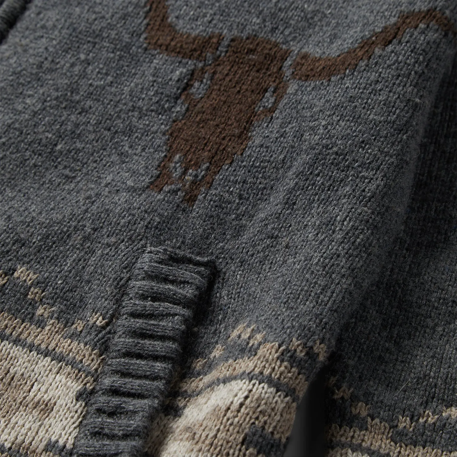 Longhorn Cardigan -STETSON