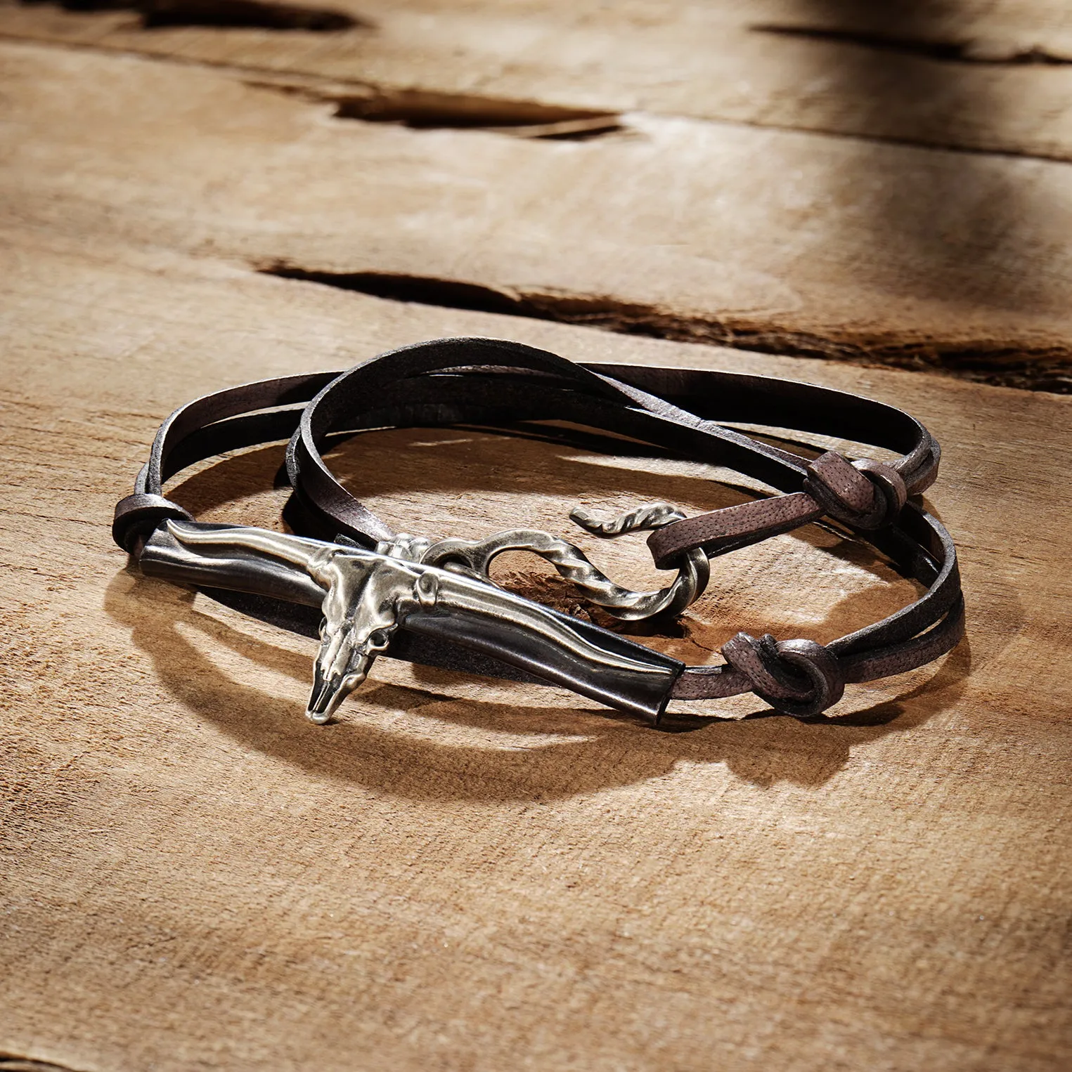 Longhorn Wrap Bracelet -STETSON