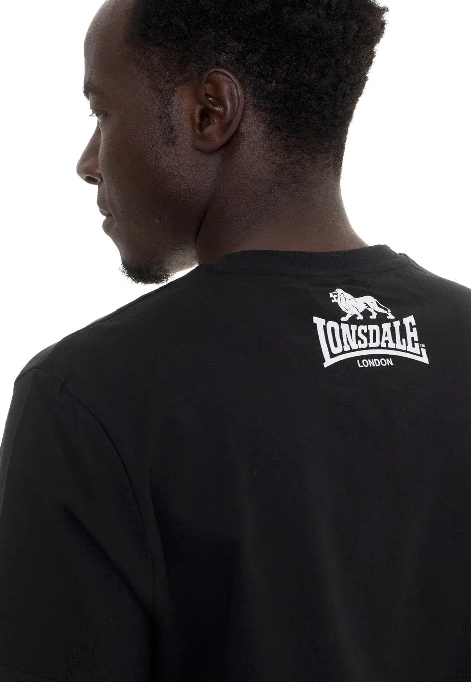 Lonsdale - Crafthole Black - T-Shirt