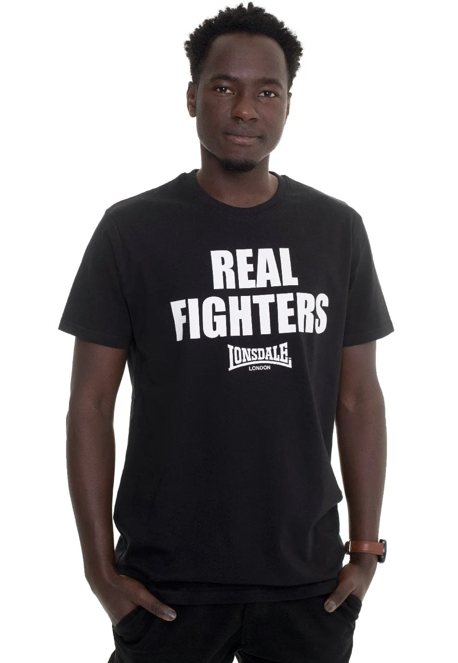 Lonsdale - Crafthole Black - T-Shirt