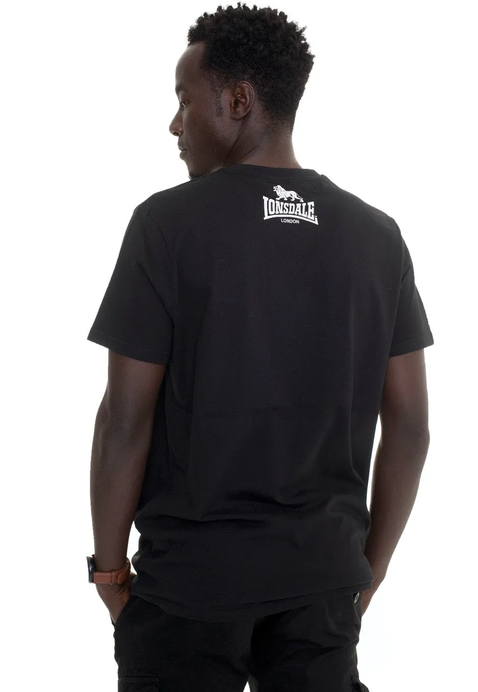Lonsdale - Crafthole Black - T-Shirt