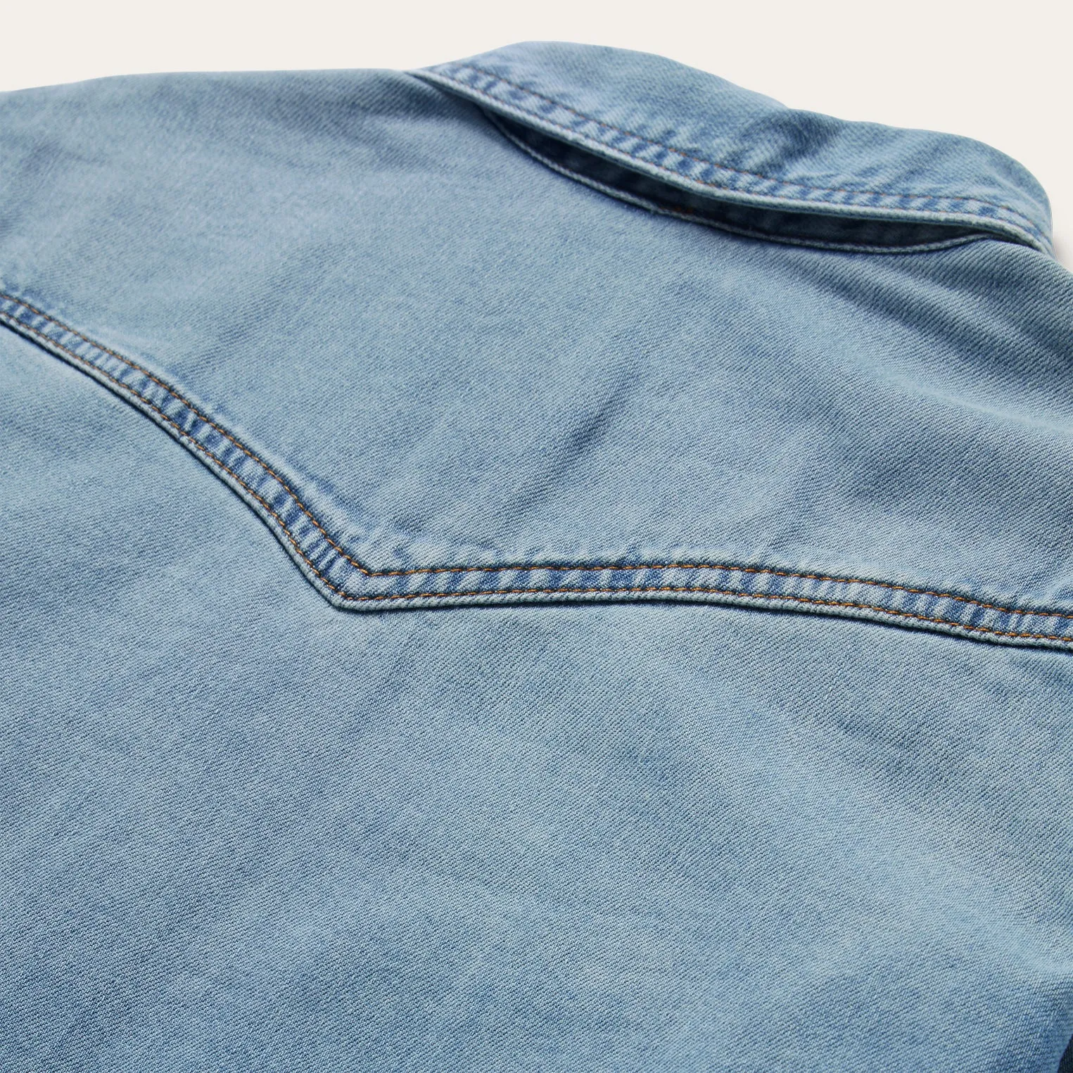 Loose Fit Denim Shirt -STETSON