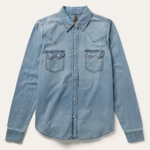 Loose Fit Denim Shirt -STETSON