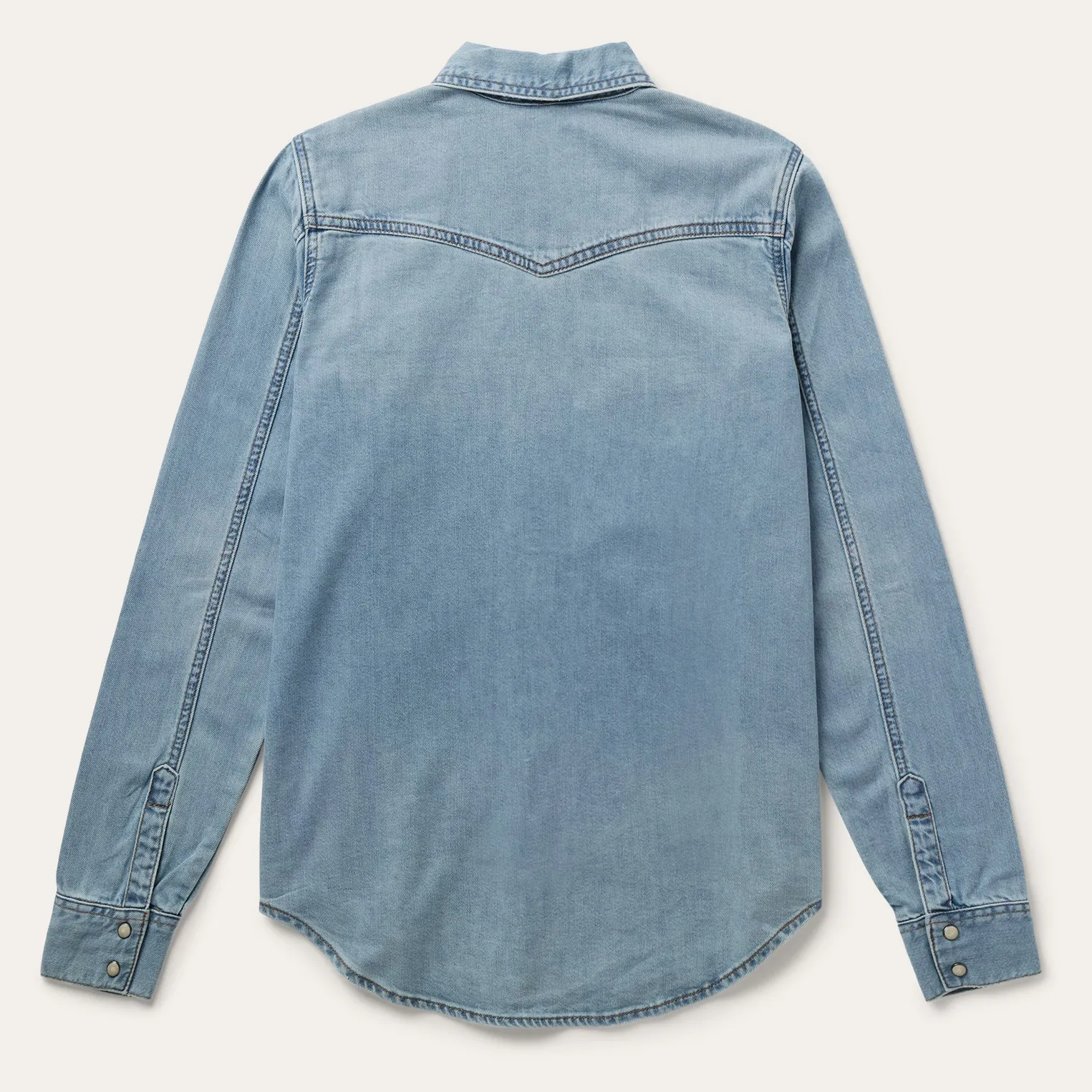 Loose Fit Denim Shirt -STETSON