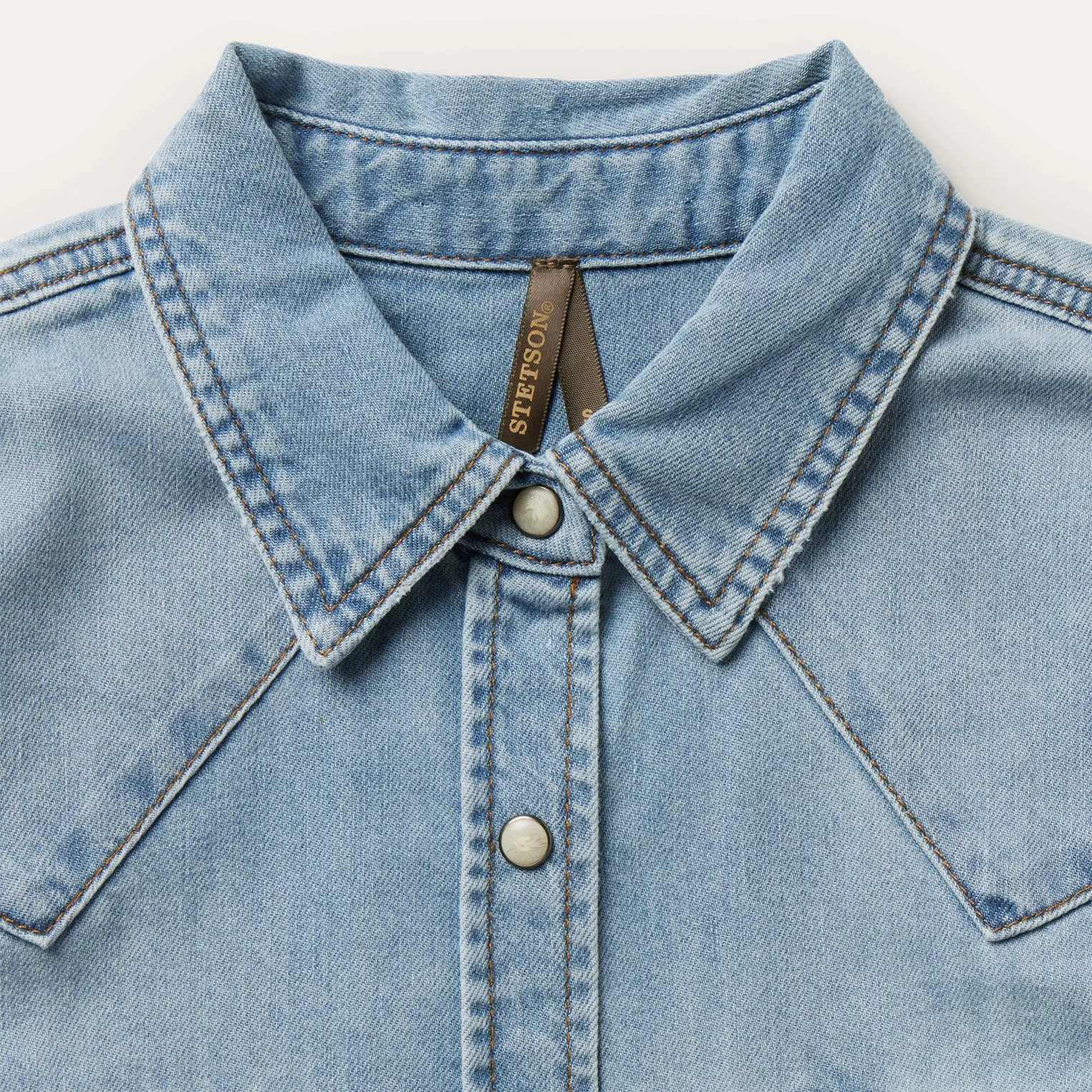 Loose Fit Denim Shirt -STETSON