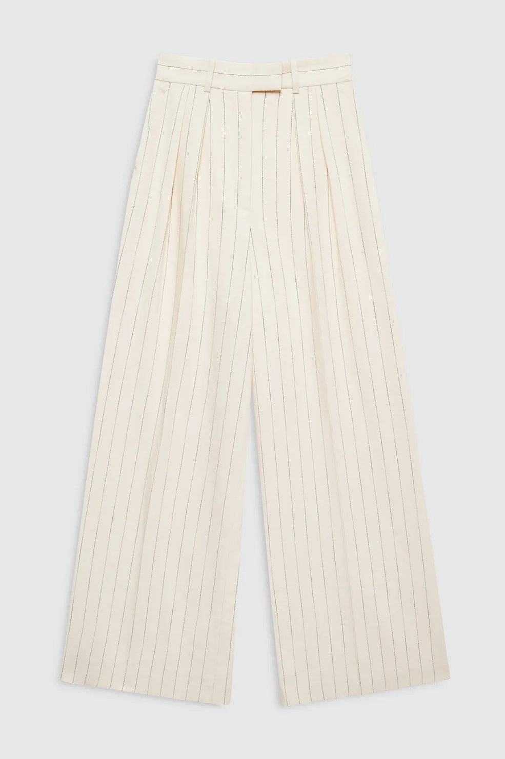 Lou Trouser - Cream And Black Stripe -ANINE BING