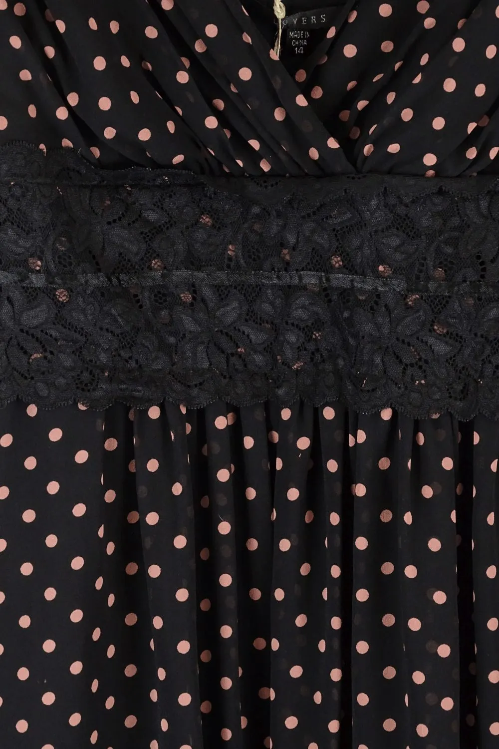 Lovers Dress Pink Polka Dots 14