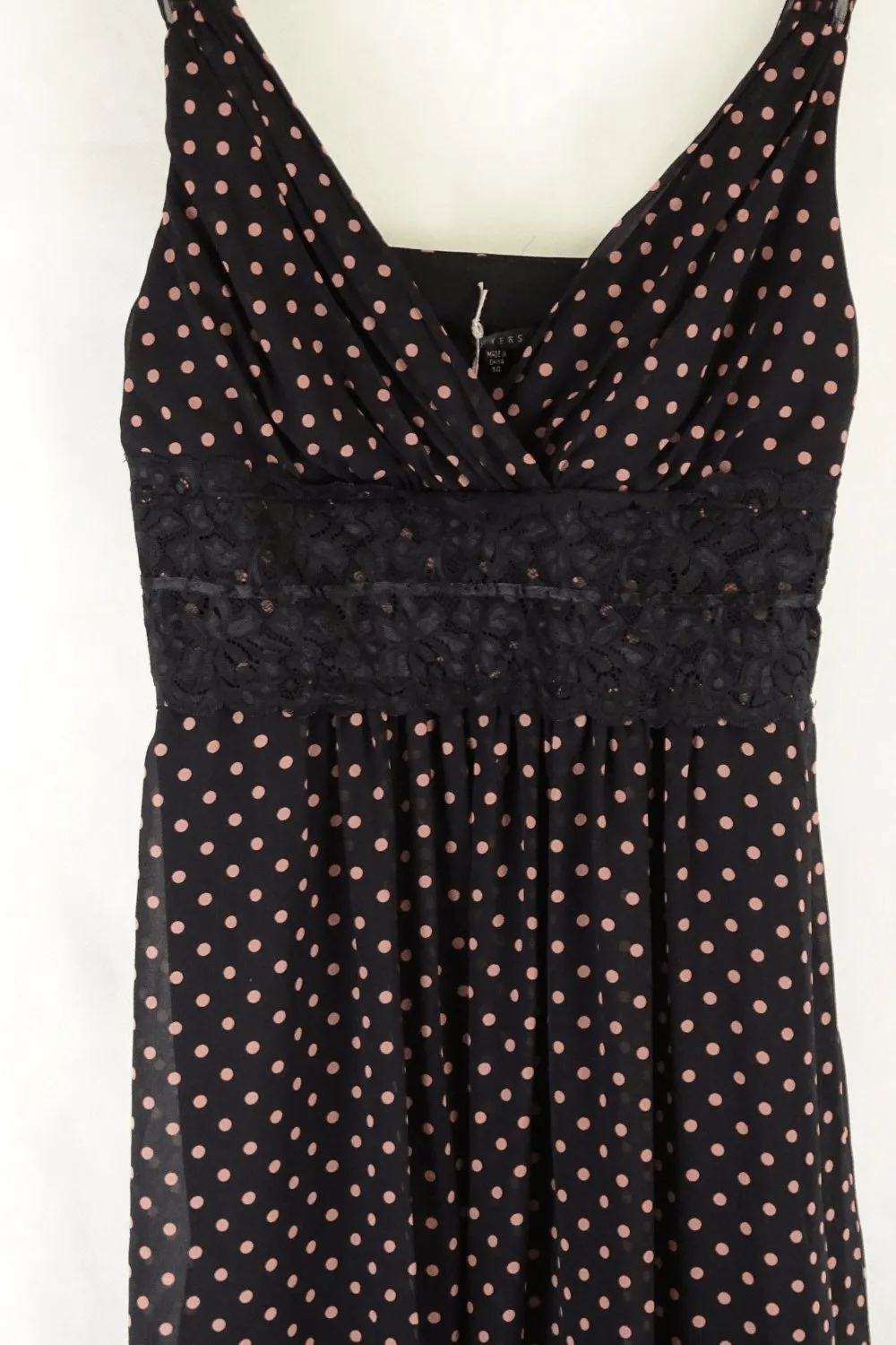 Lovers Dress Pink Polka Dots 14