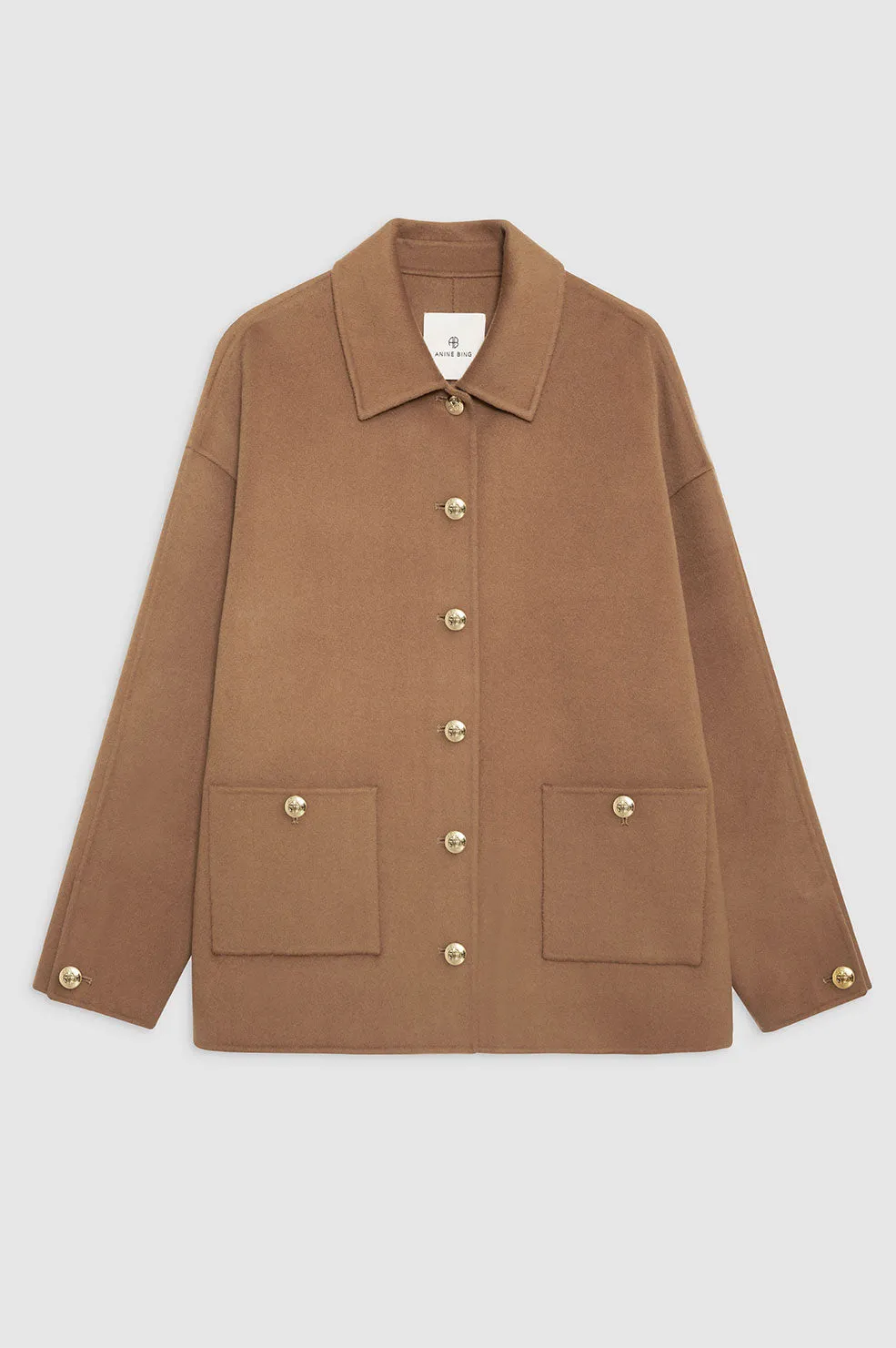 Luca Jacket - Camel Cashmere Blend -ANINE BING